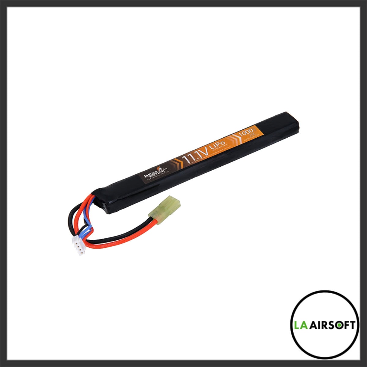 Lancer 11.1v 1000mAh 20C Long Stick Lipo Battery