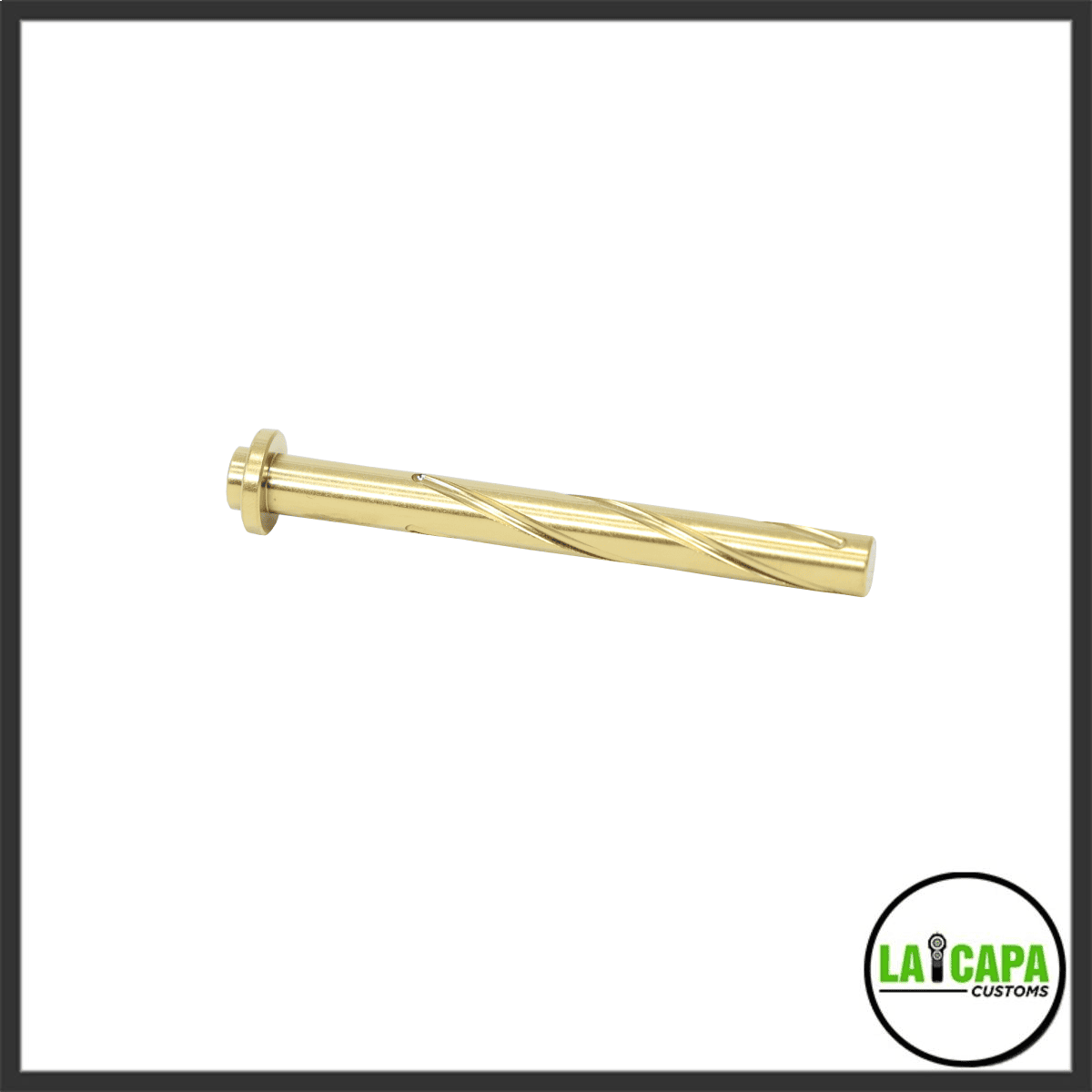LA Capa Customs 4.3 Guide Rod - Shiny Gold