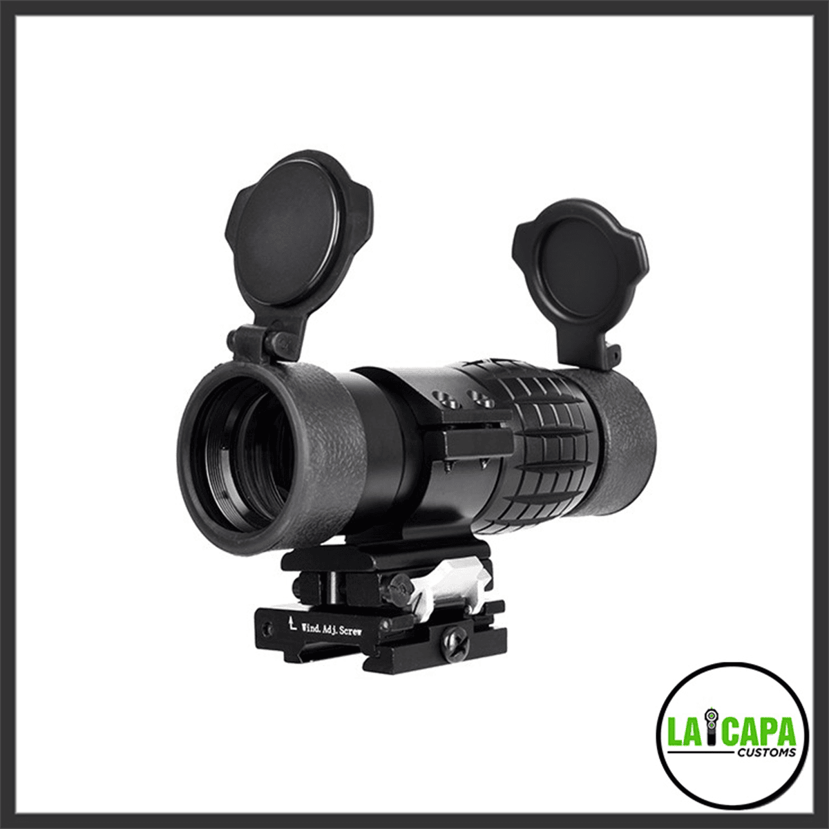 Lancer Tactical 1-3X Adjustable Magnifier w/ Picatinny Mount