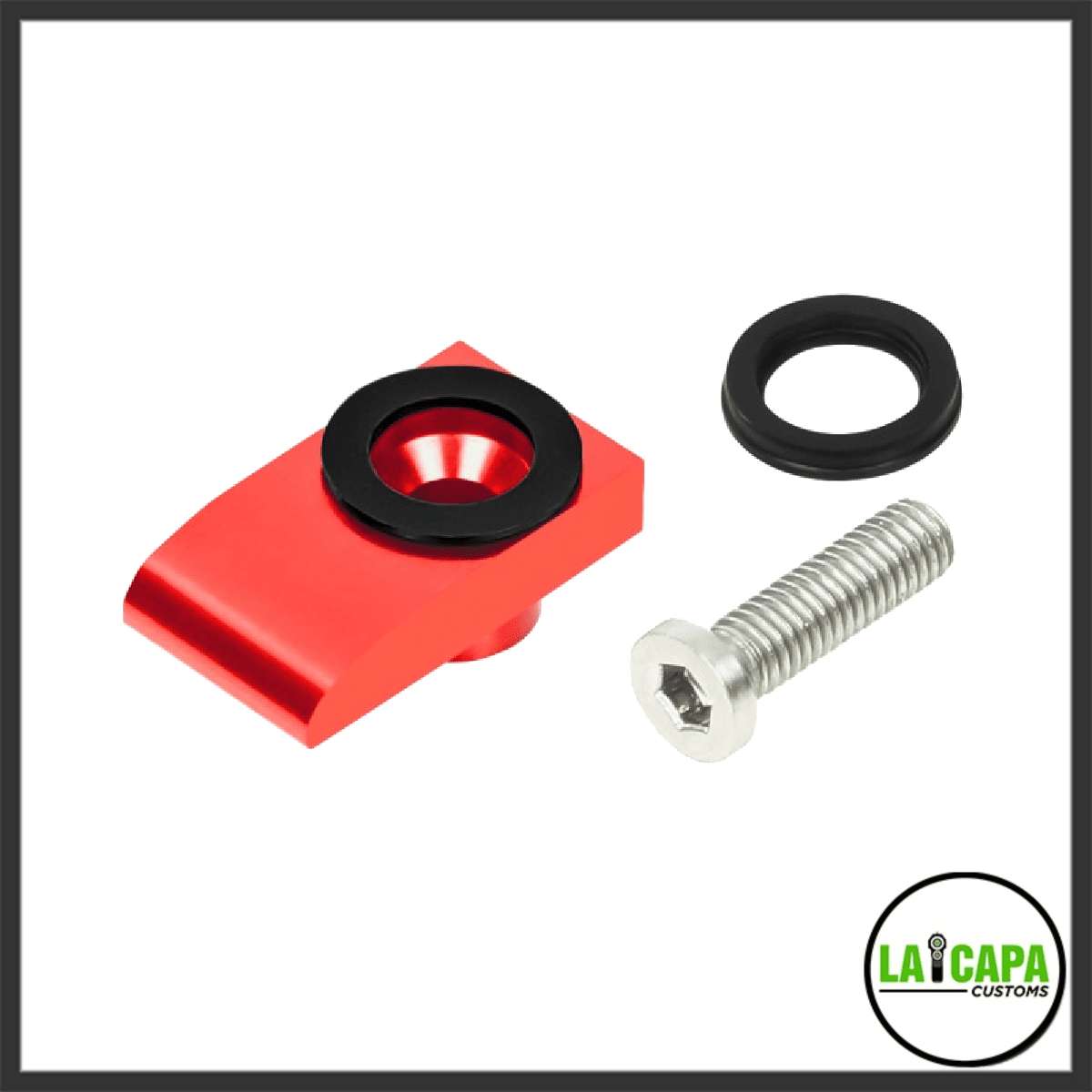 CNC Aluminum Hammer Protection Pad oft Hi-CAPA Red