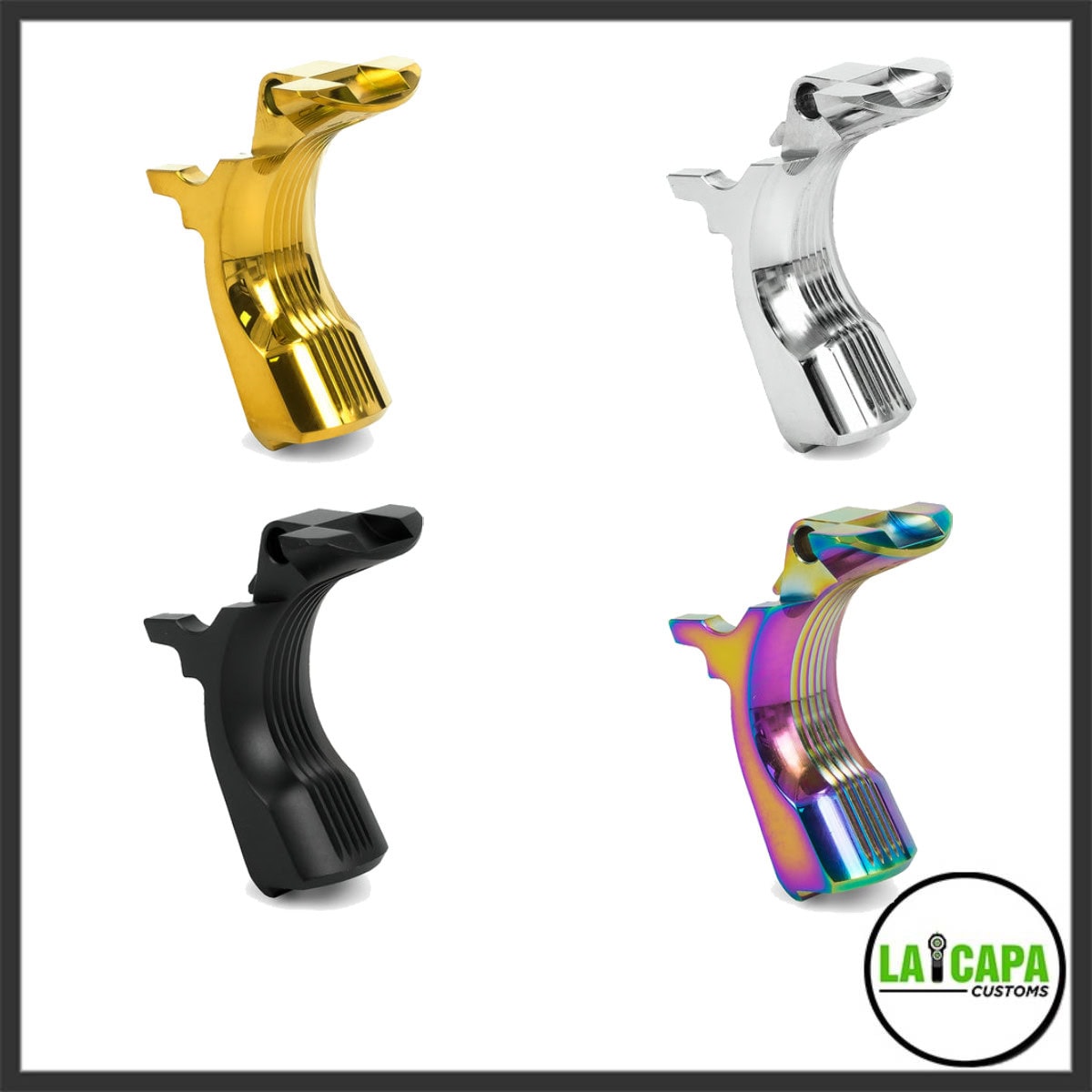 EDGE Custom “DIOMEDEA” Stainless Steel Grip Safety for Hi-CAPA