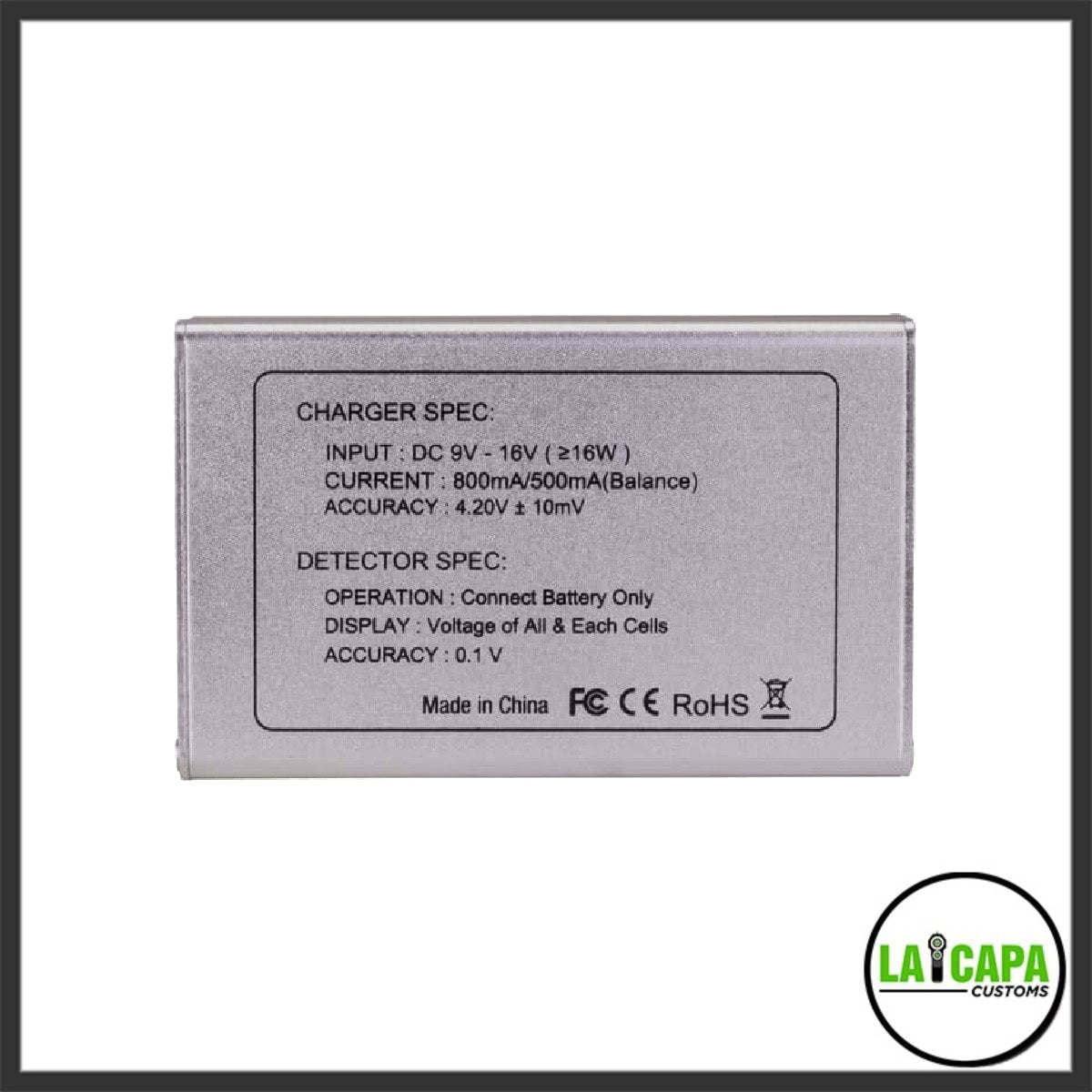 EF 2-4S LI-POLY-LI-ION BATTERY BALANCE CHARGER & VOLTAGE DET