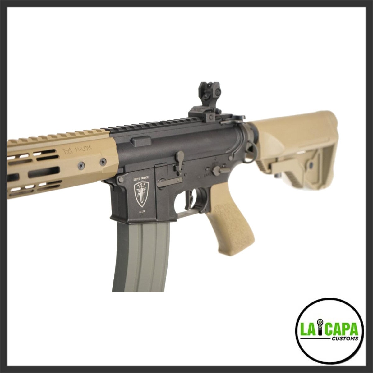 EF M4 CQB AEG M-Lok - Black_Tan (1)