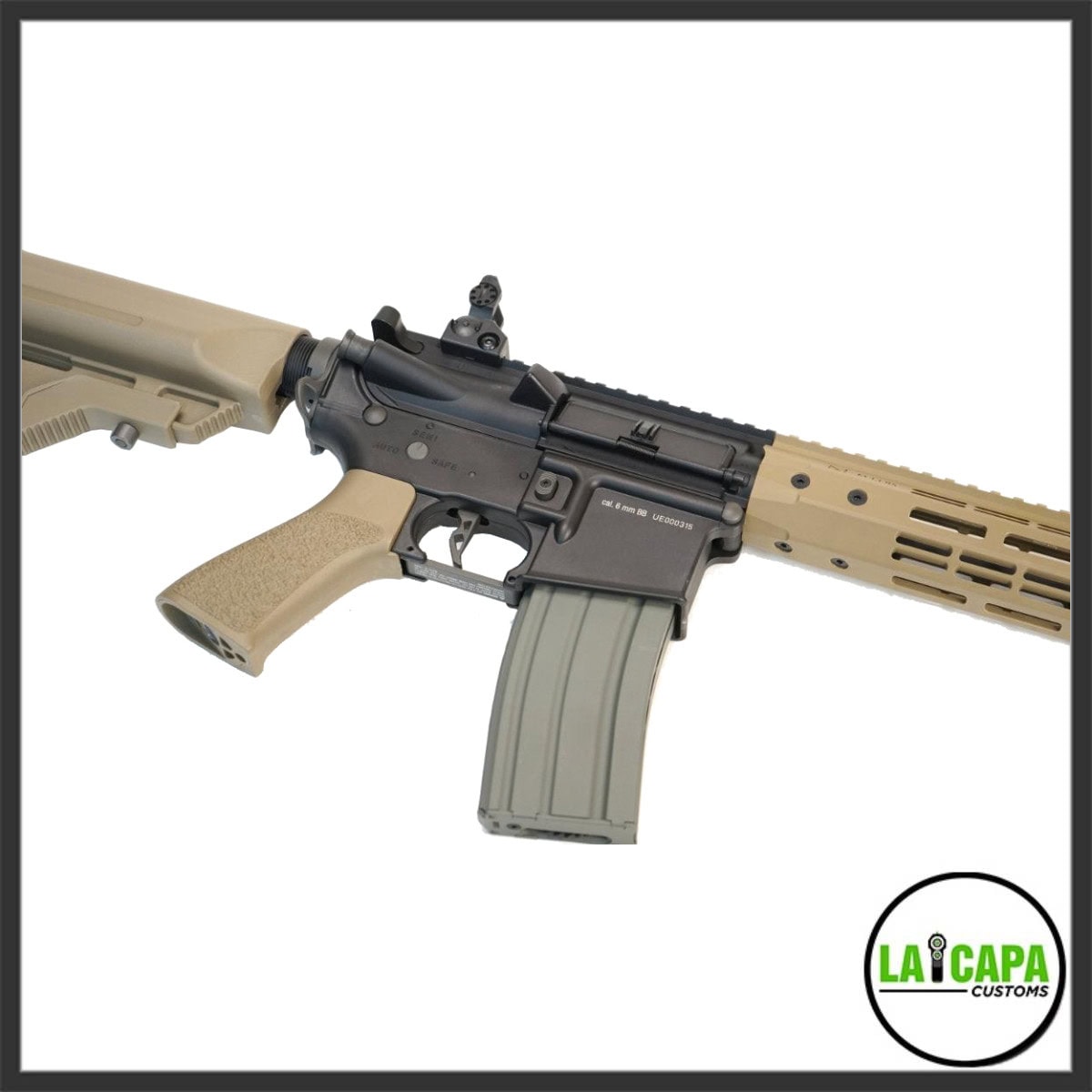 EF M4 CQB AEG M-Lok - Black_Tan (1)