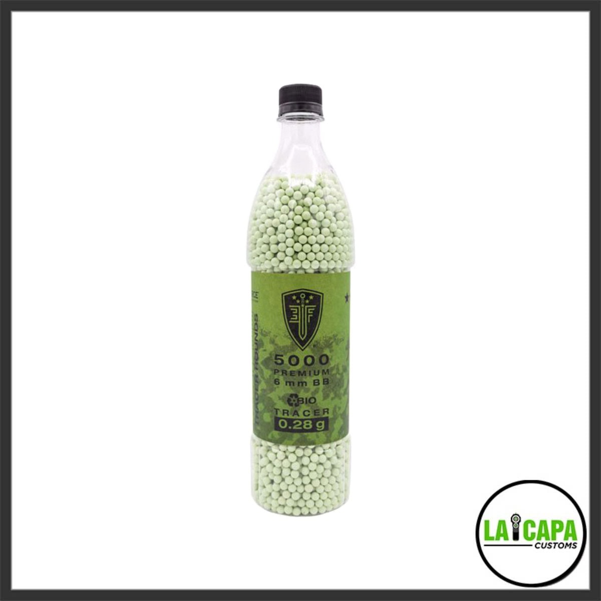 EF MILSIM TRACER BIO BB-.28G-LIGHT GREEN-5000 CT