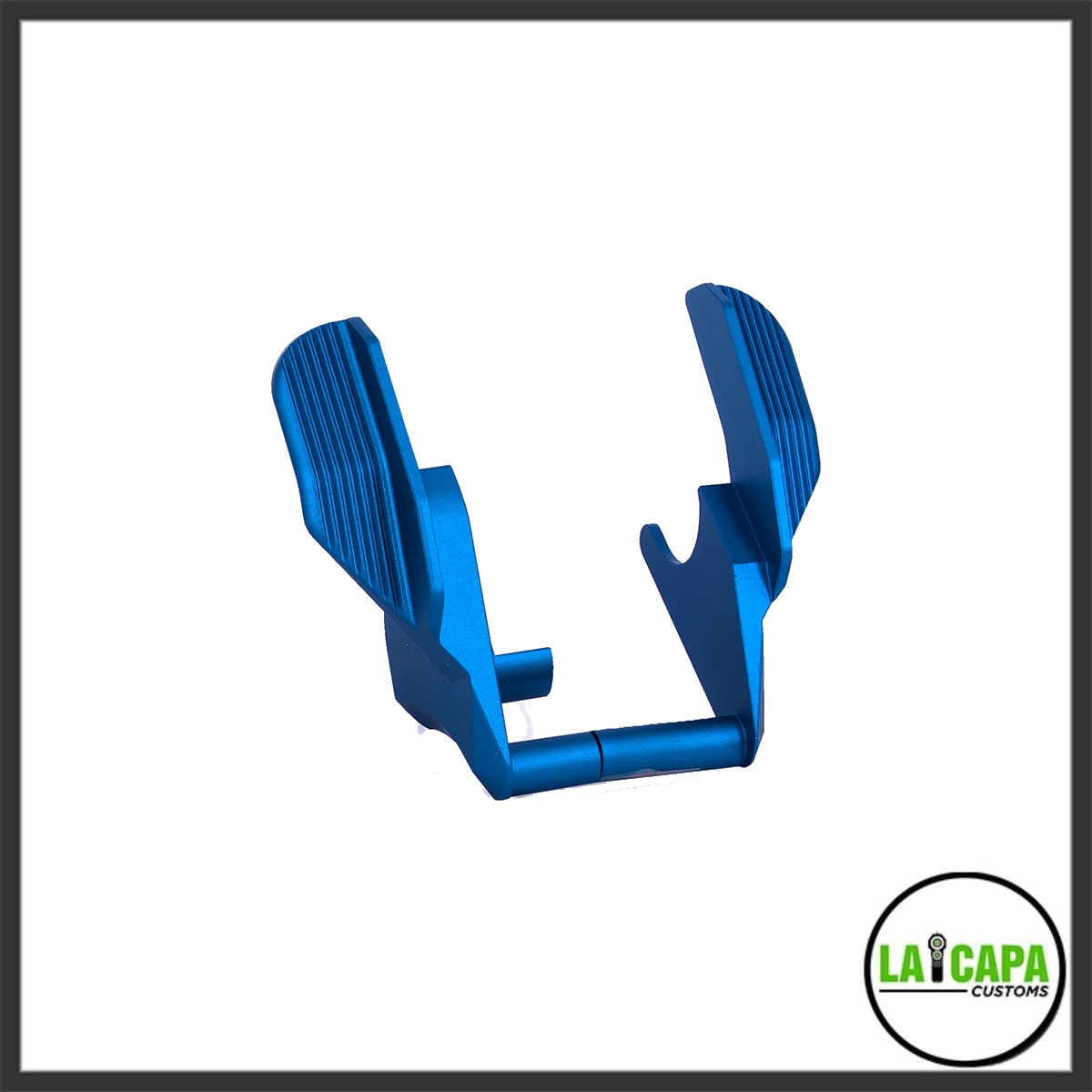 Edge “ALBATROSS” Aluminum Ambi Thumb Safetie for Hi Capa _ 1911 Blue