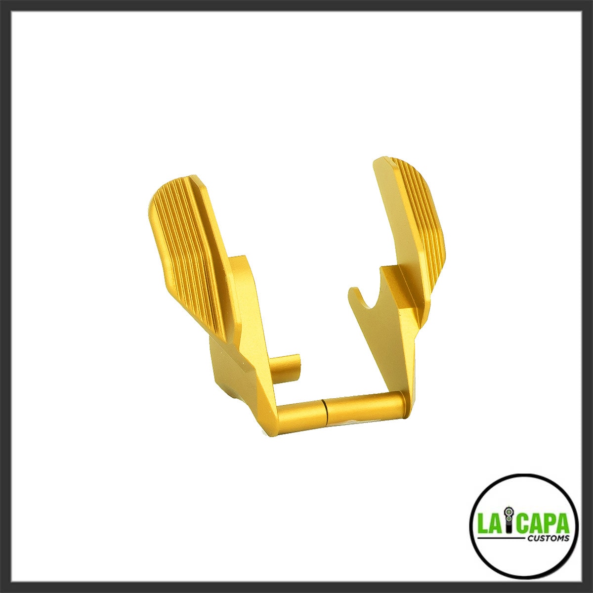 Edge “ALBATROSS” Aluminum Ambi Thumb Safetie for Hi Capa _ 1911 Gold