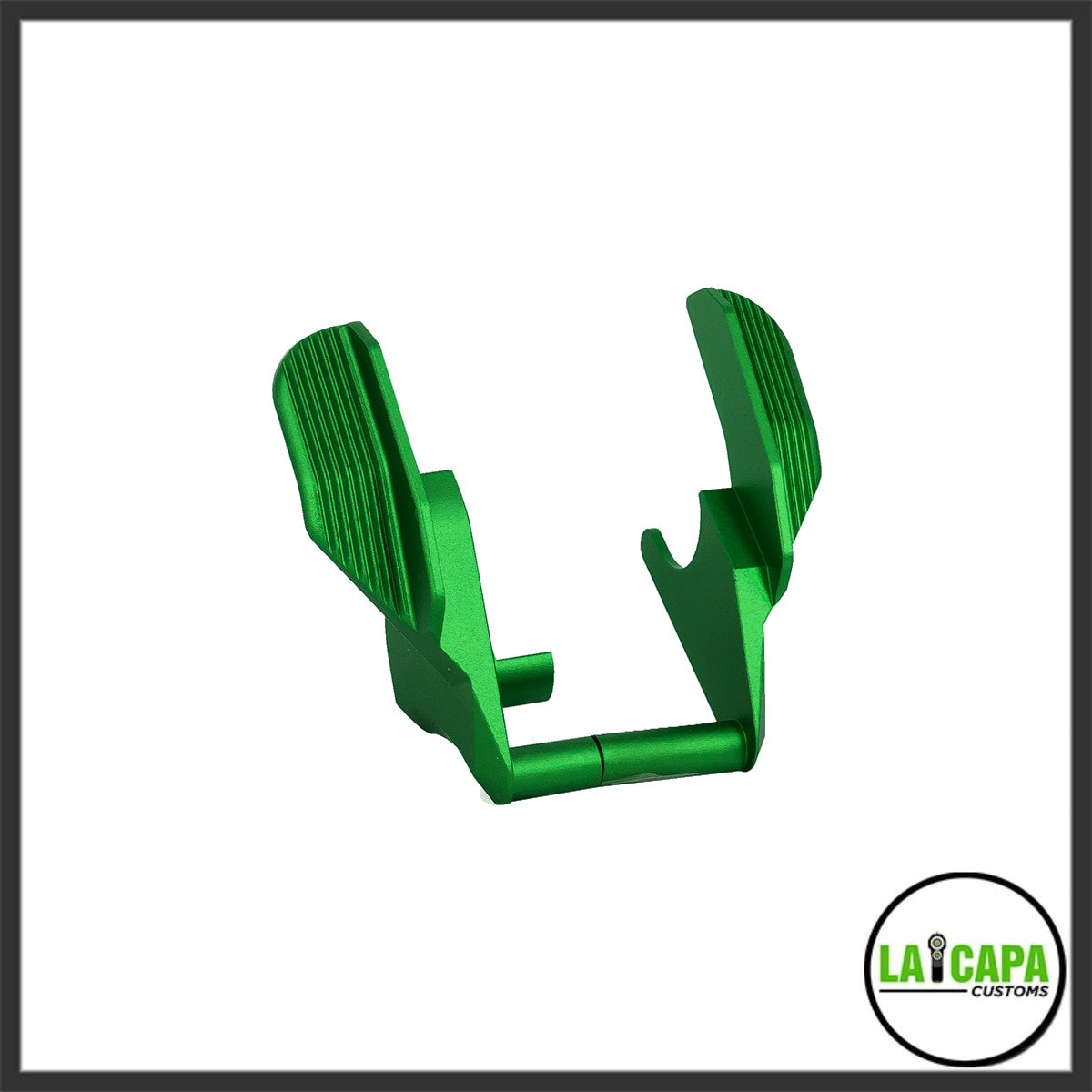 Edge “ALBATROSS” Aluminum Ambi Thumb Safetie for Hi Capa _ 1911 Green