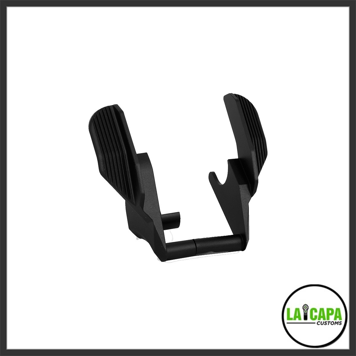 Edge “ALBATROSS” Aluminum Ambi Thumb Safetie for Hi Capa _ 1911 black