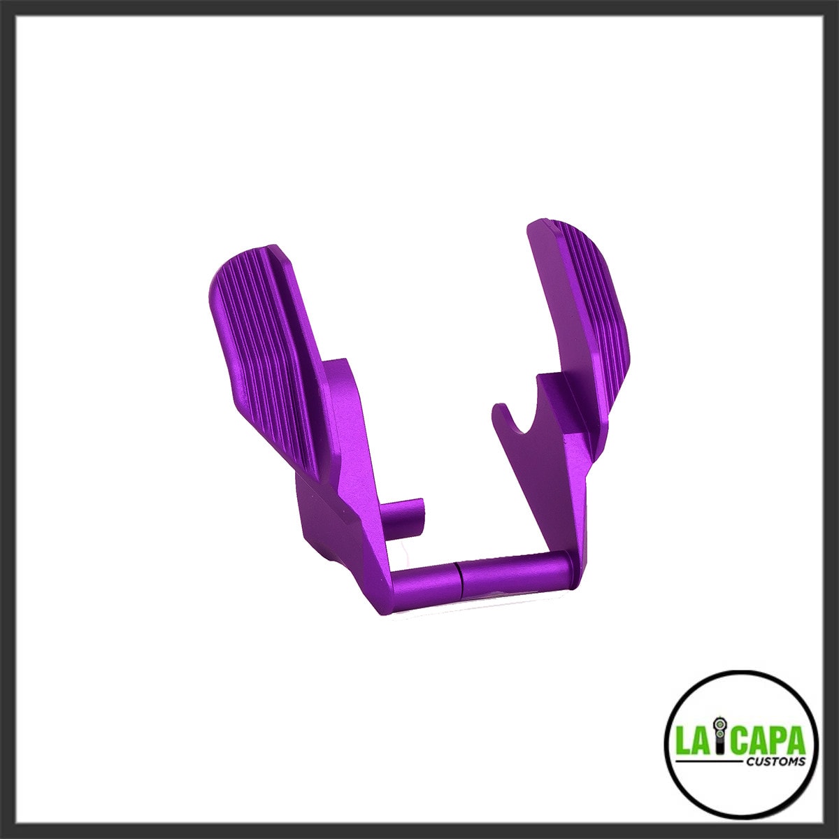 Edge “ALBATROSS” Aluminum Ambi Thumb Safetie for Hi Capa _ 1911 purple