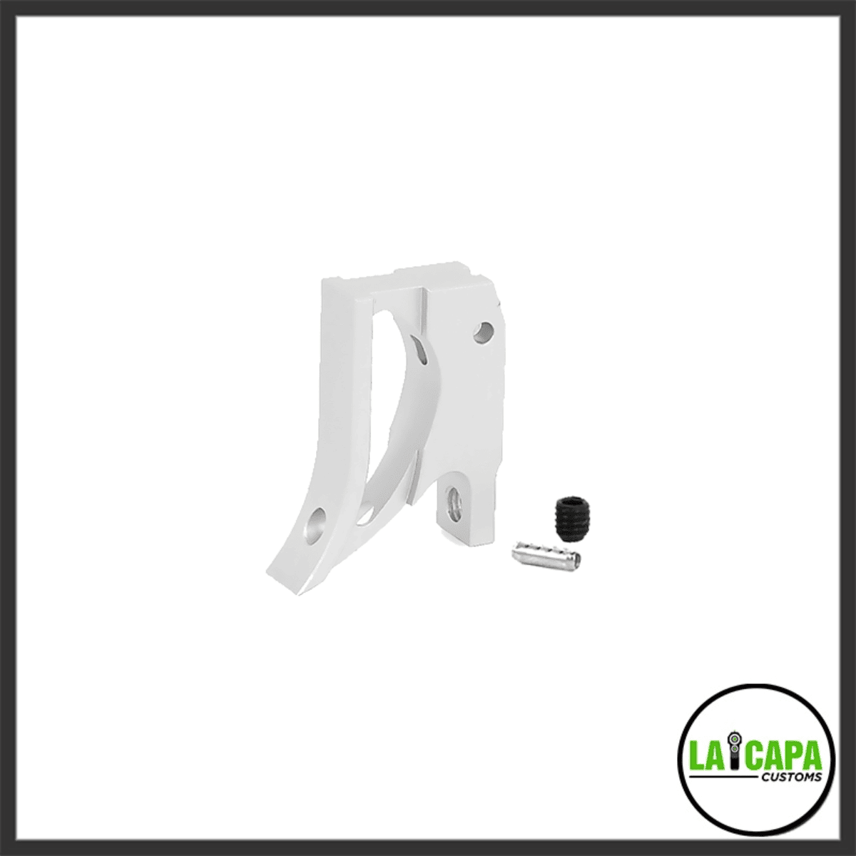 Edge “T2” Aluminum Trigger for Hi-Capa Silver