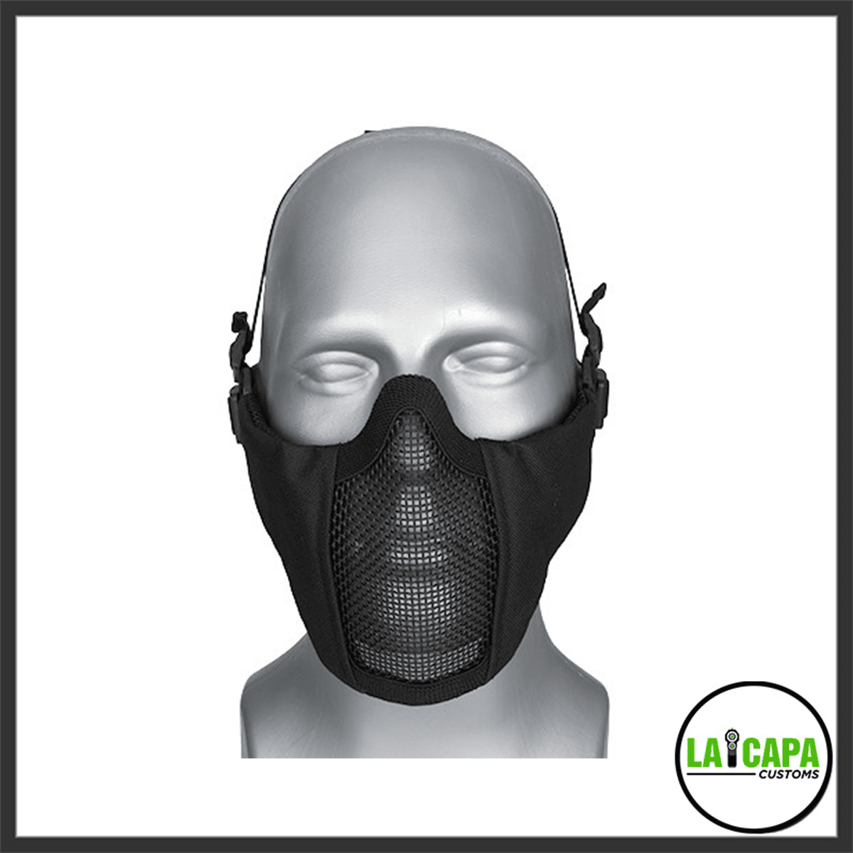 G-force Steel Mesh Nylon Lower Face Mask