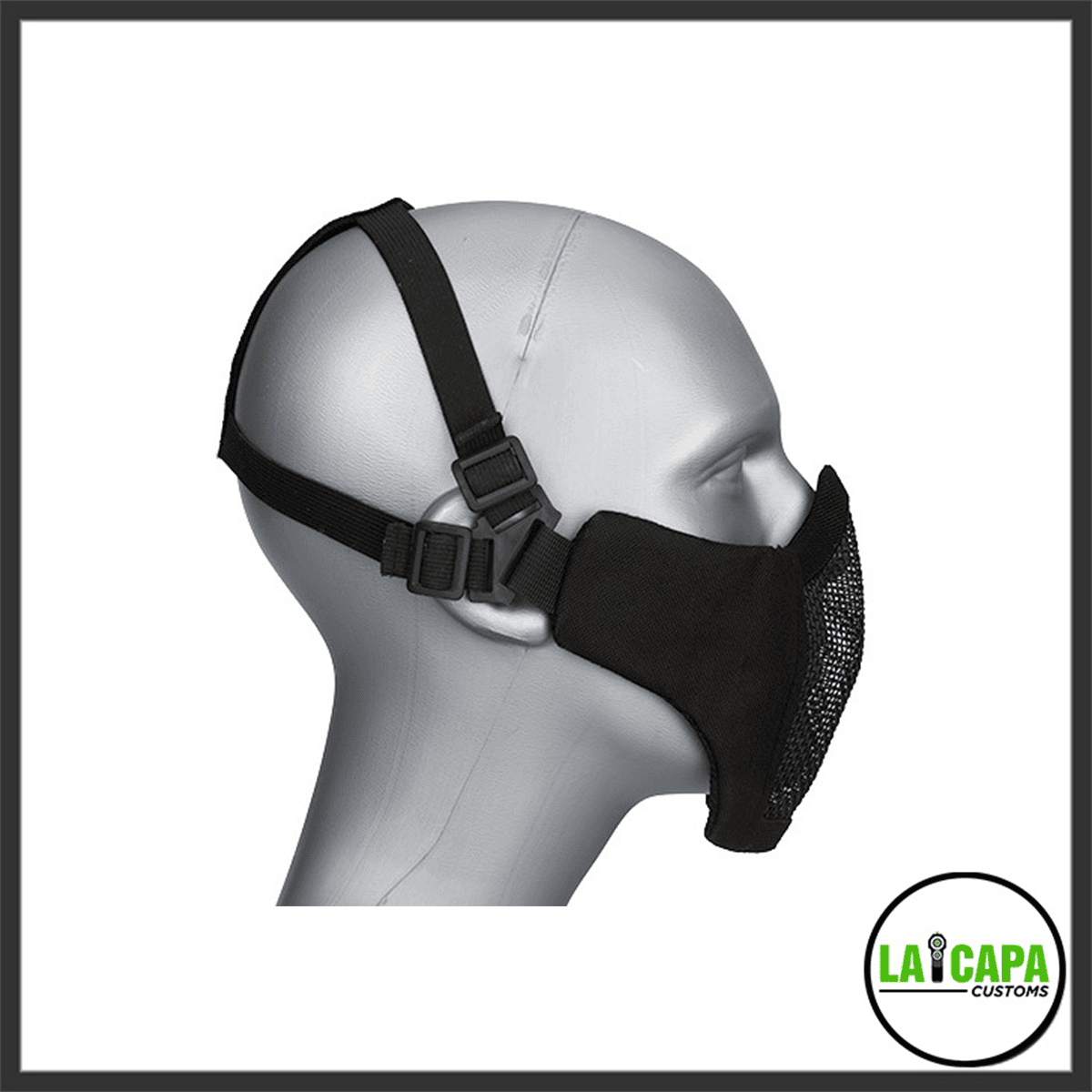 G-force Steel Mesh Nylon Lower Face Mask