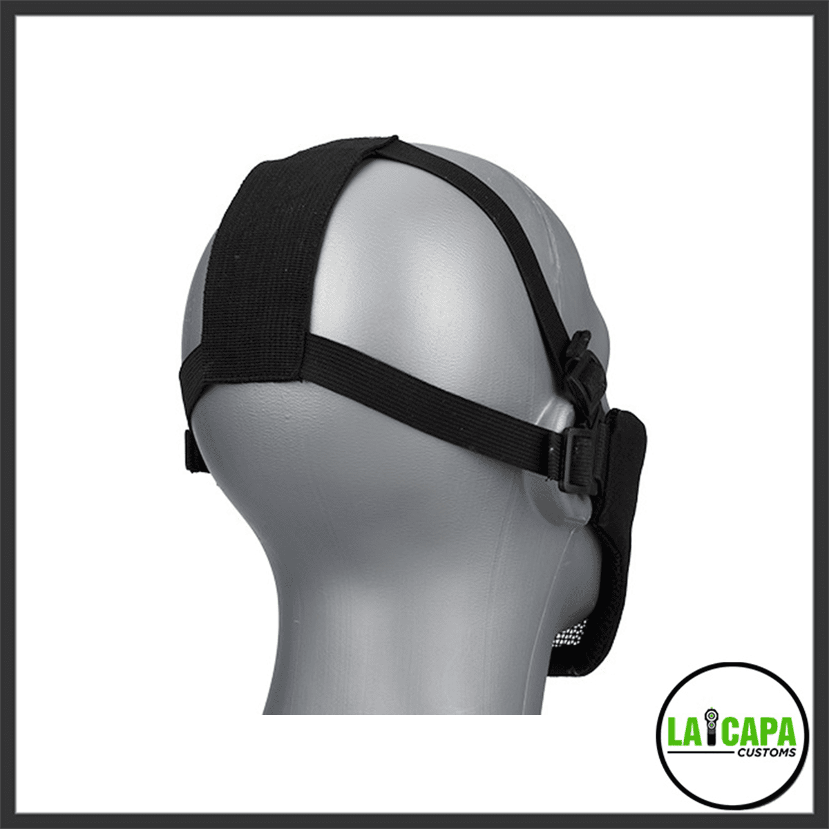 G-force Steel Mesh Nylon Lower Face Mask