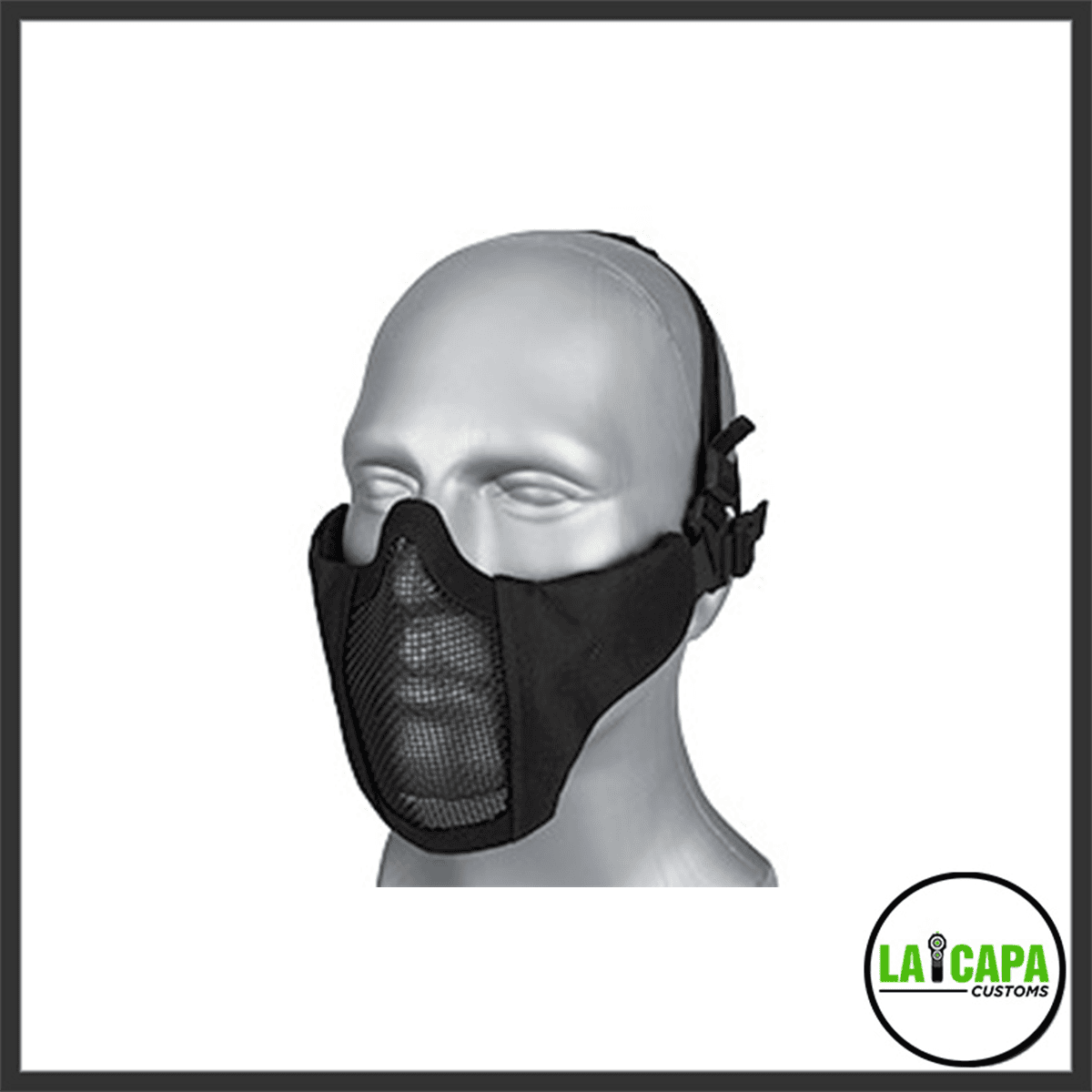G-force Steel Mesh Nylon Lower Face Mask