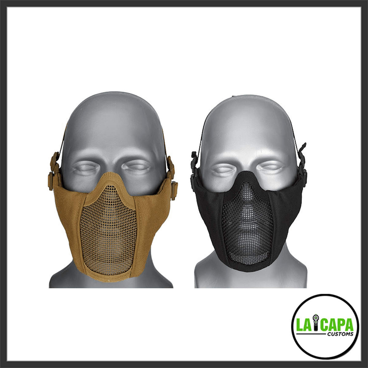 G-force Steel Mesh Nylon Lower Face Mask