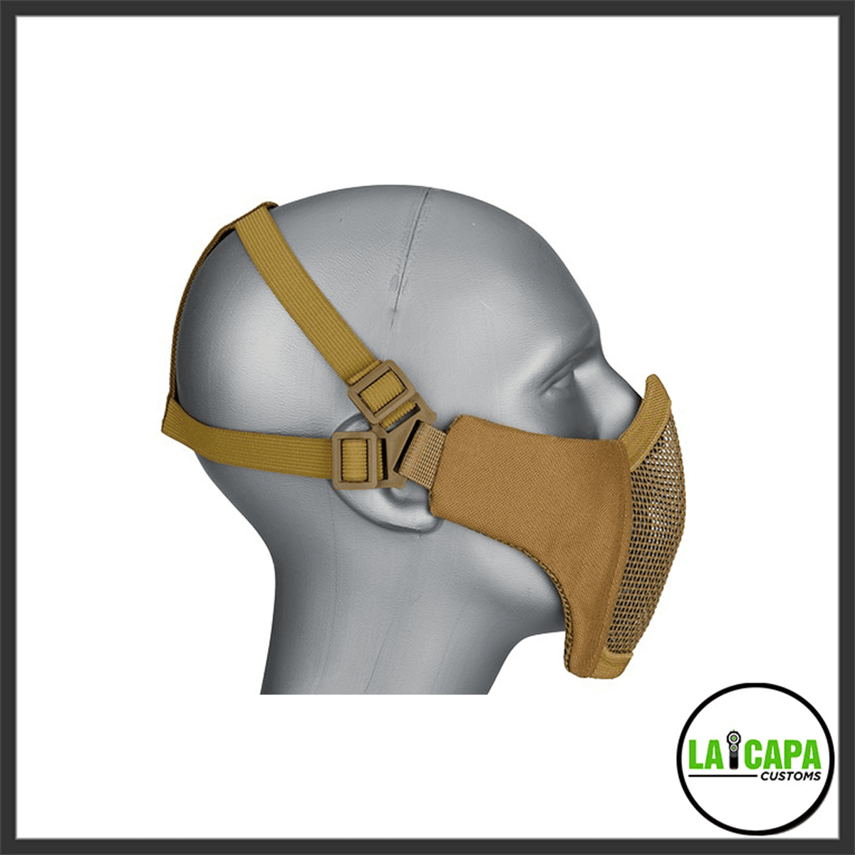 G-force Steel Mesh Nylon Lower Face Mask