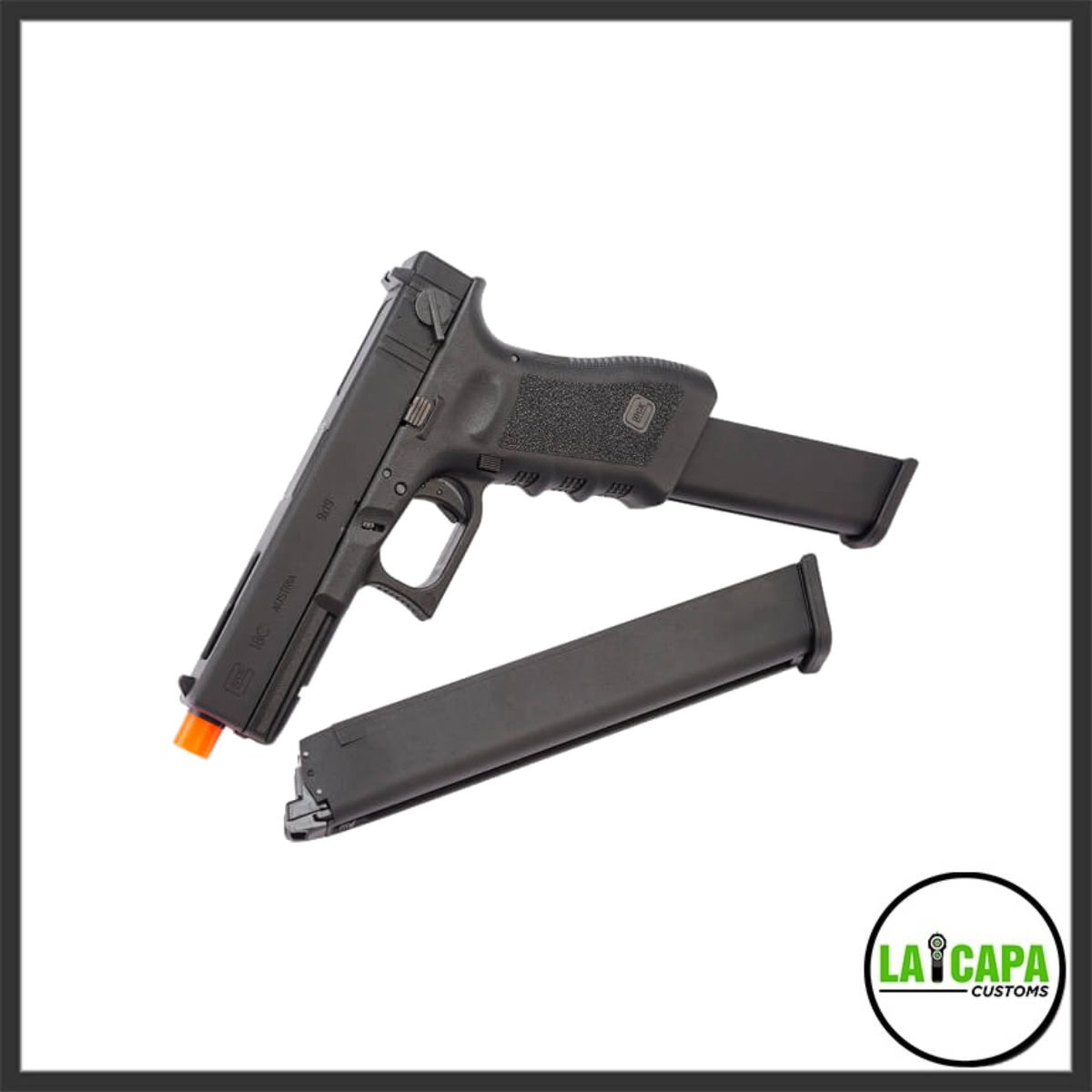 GLOCK G18C GEN 3 GBB- 6MM- BLACK