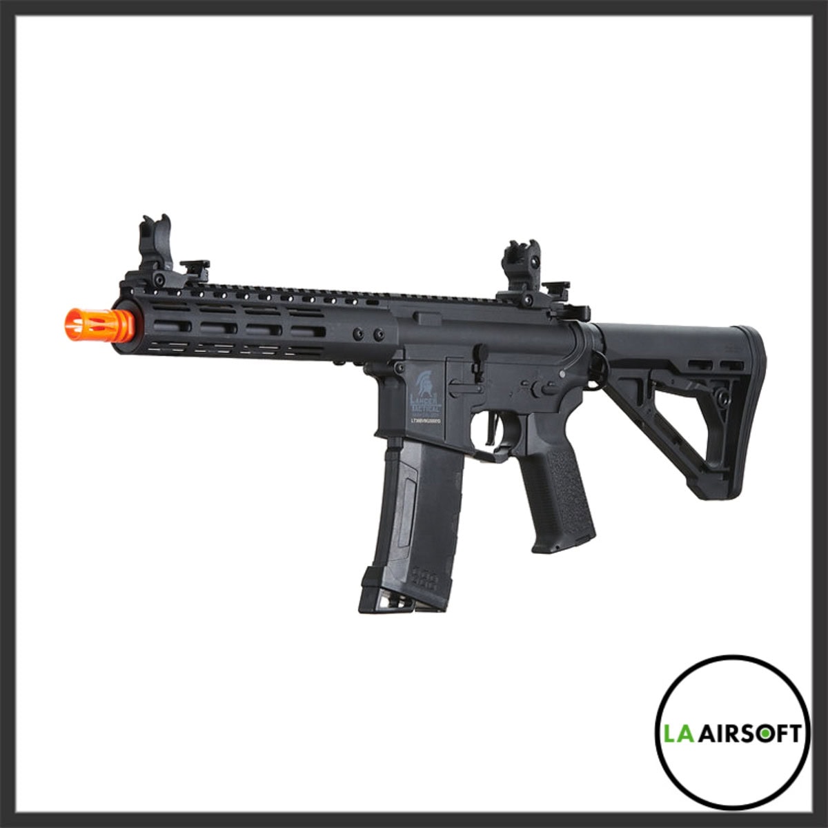 Lancer Tactical Gen 3 Archon 9" M-LOK Airsoft AEG Rifle w/ Delta Stock (Black)