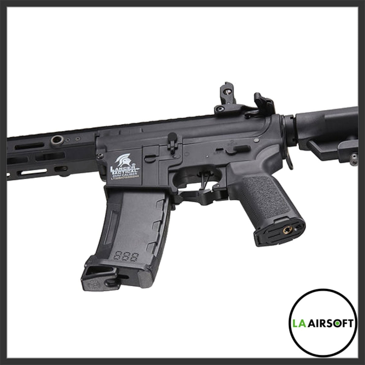 Lancer Tactical Gen 3 Hellion M-LOK 7" Airsoft AEG Rifle (Black)