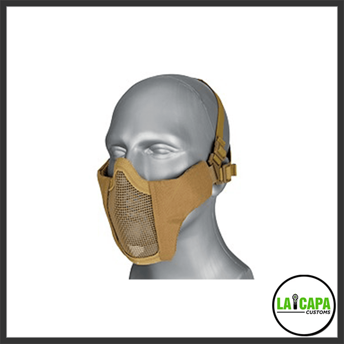 G-force Steel Mesh Nylon Lower Face Mask