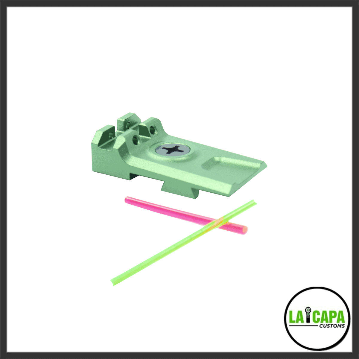 LA Capa Customs Lightweight Rear Sight - Green