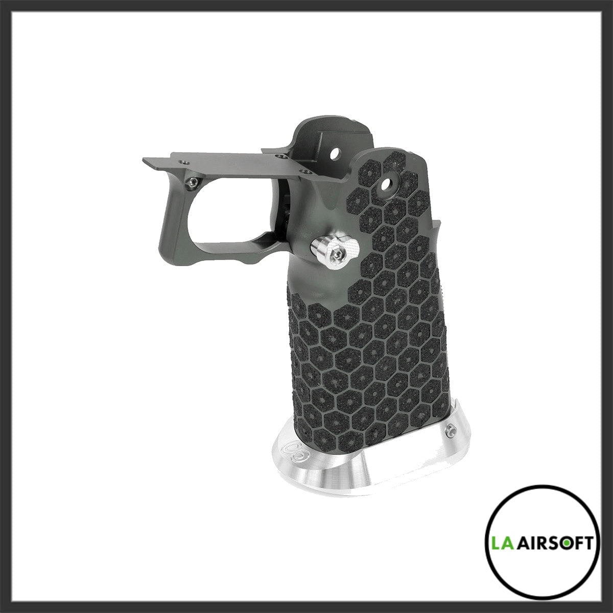 Gunsmith Bros Infinity Hex Tape Aluminum Grip - Grey