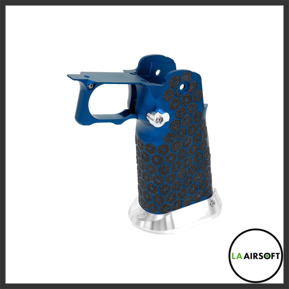 Gunsmith Bros Infinity Hex Tape Aluminum Grip - Blue