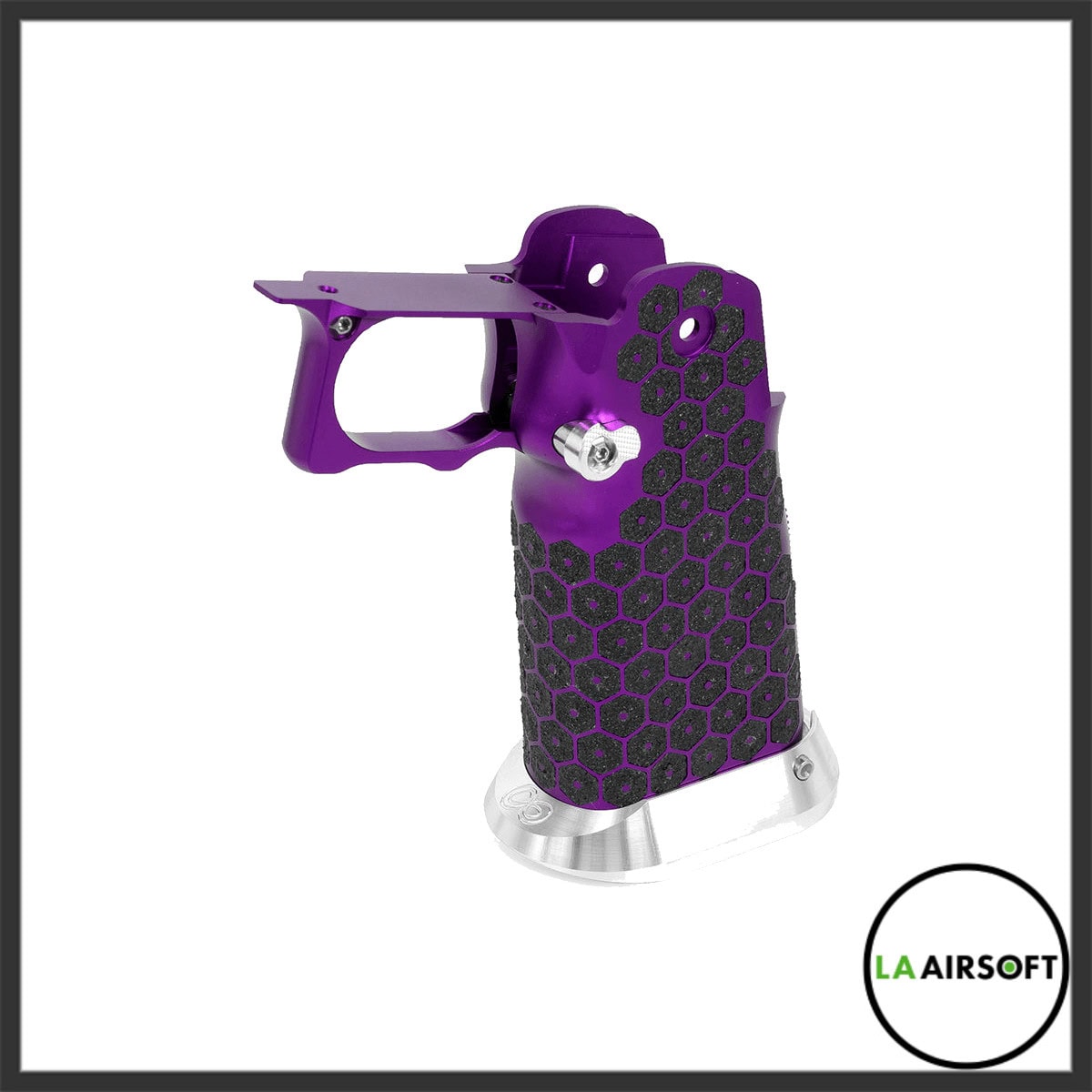 Gunsmith Bros Infinity Hex Tape Aluminum Grip - Purple