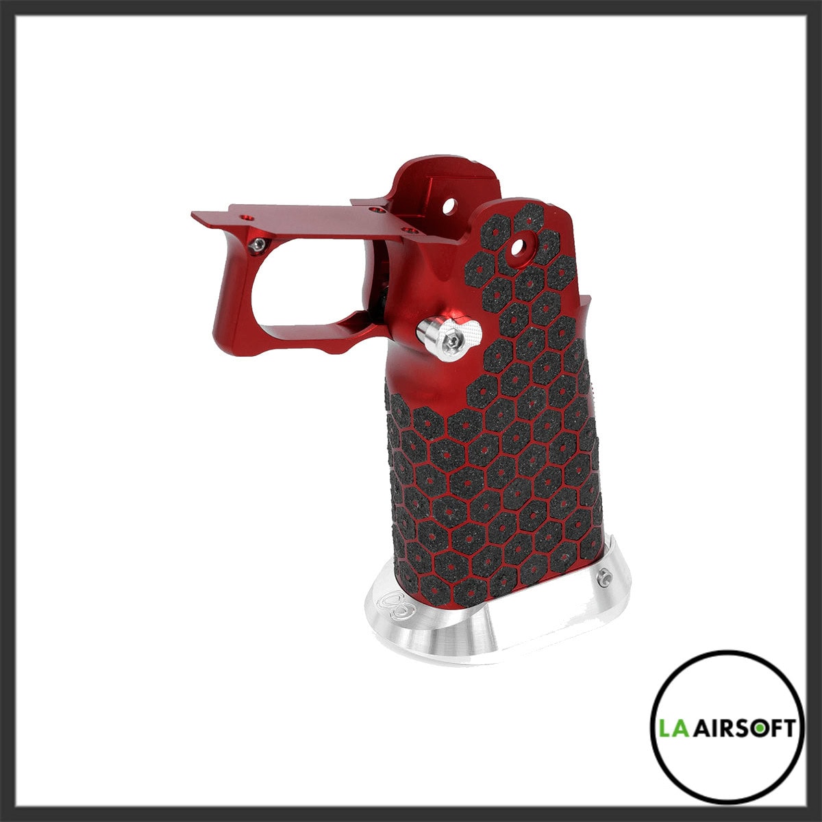 Gunsmith Bros Infinity Hex Tape Aluminum Grip - Red