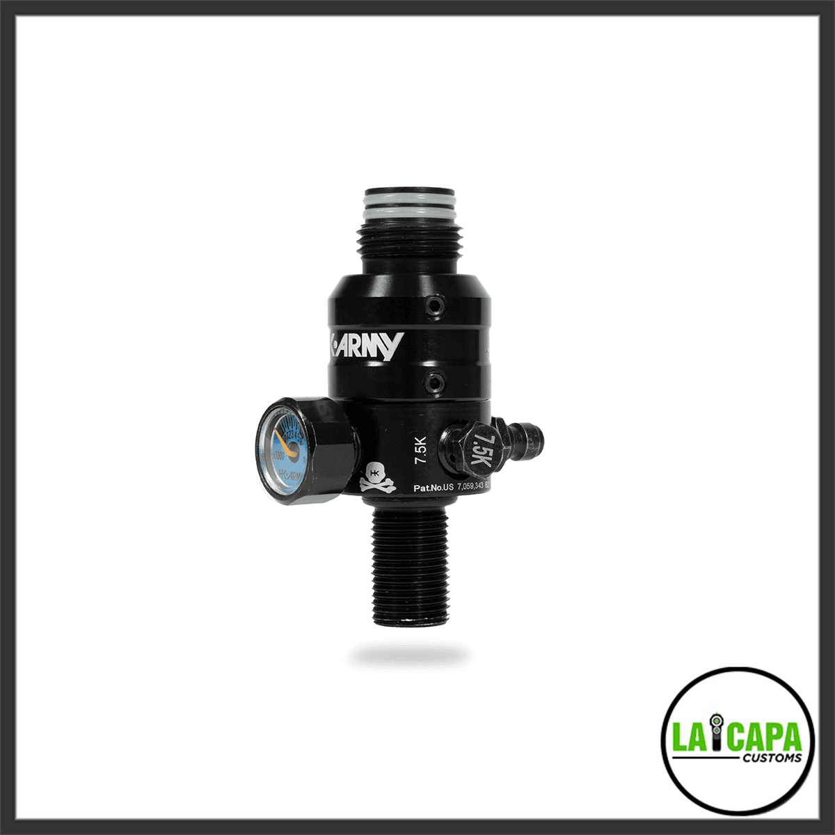 HK Army Aerolite Pro regulator - Adjustable and Rotational - Black