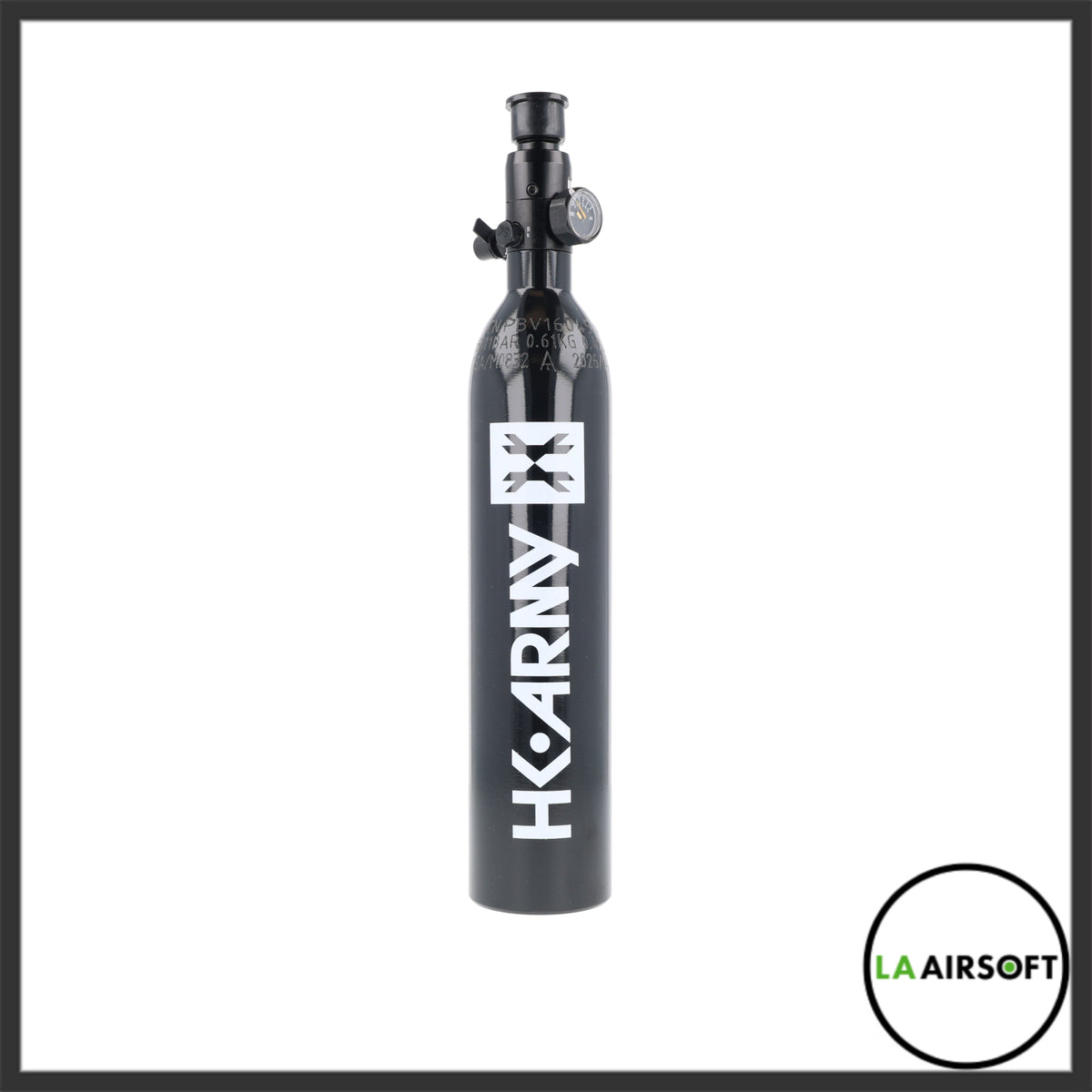 26ci / 3000psi Aluminum Compressed Air Tank - Skinny - Black