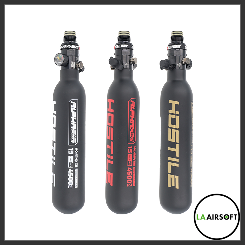 Hostile 15ci/4500 "Alpha Air" Carbon Fiber HPA Tank