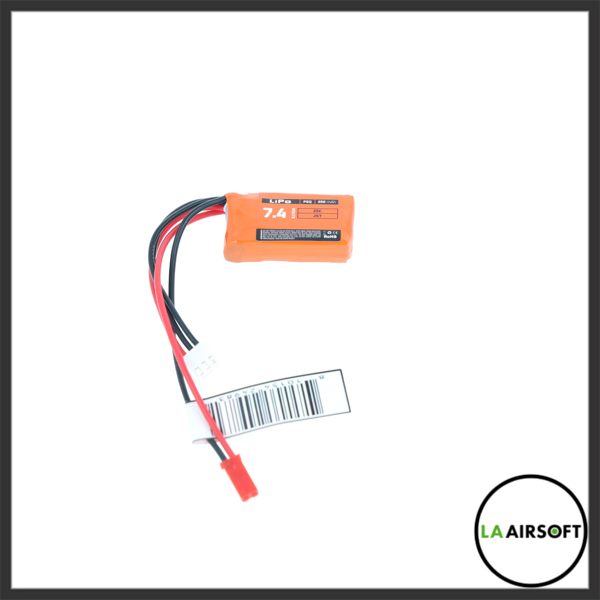 Hostile ENERGY - LiPo Battery 7.4V 250mAh 25C PEQ