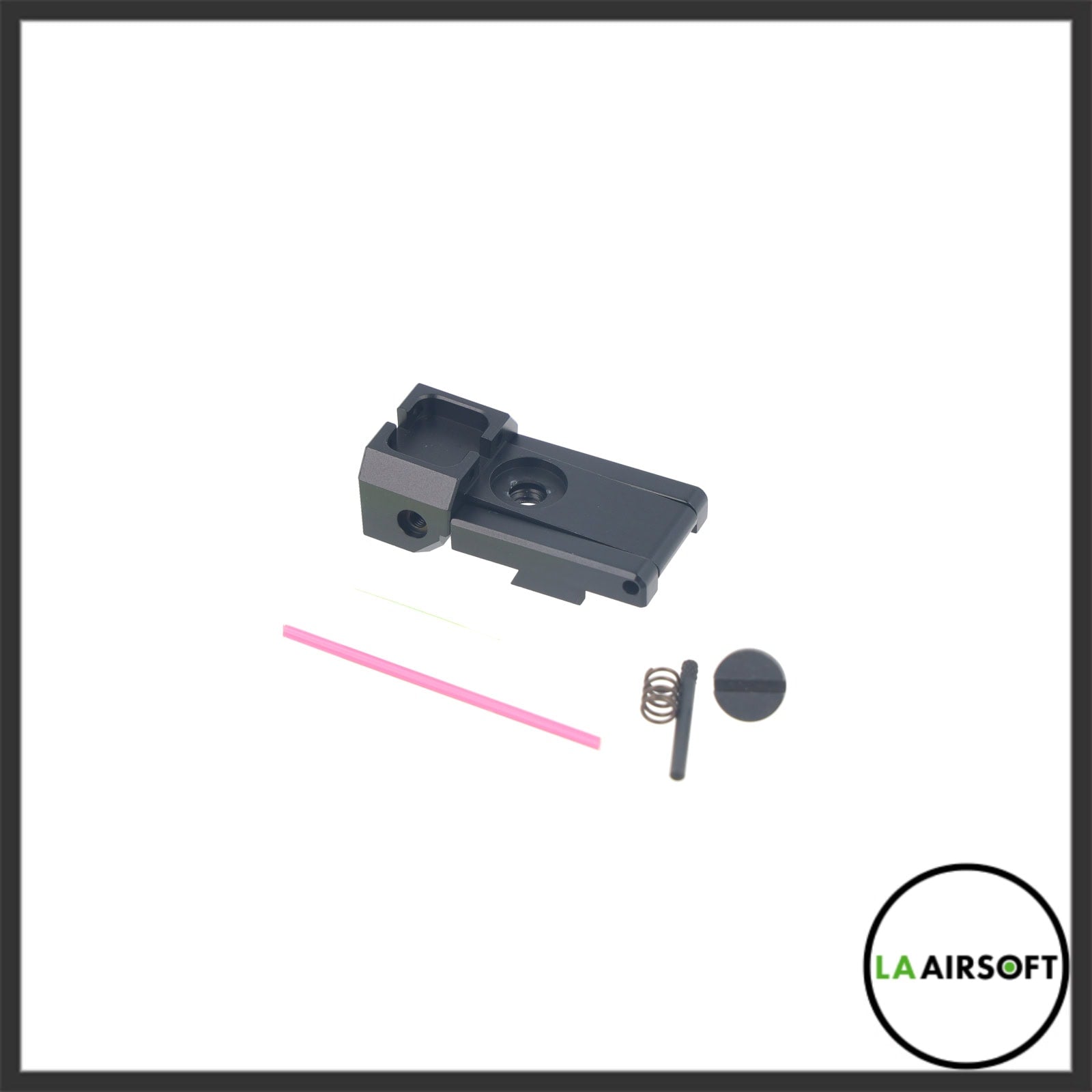 LA Capa Customs Adjustable Fiber Optic Rear Sight for Hi Capa