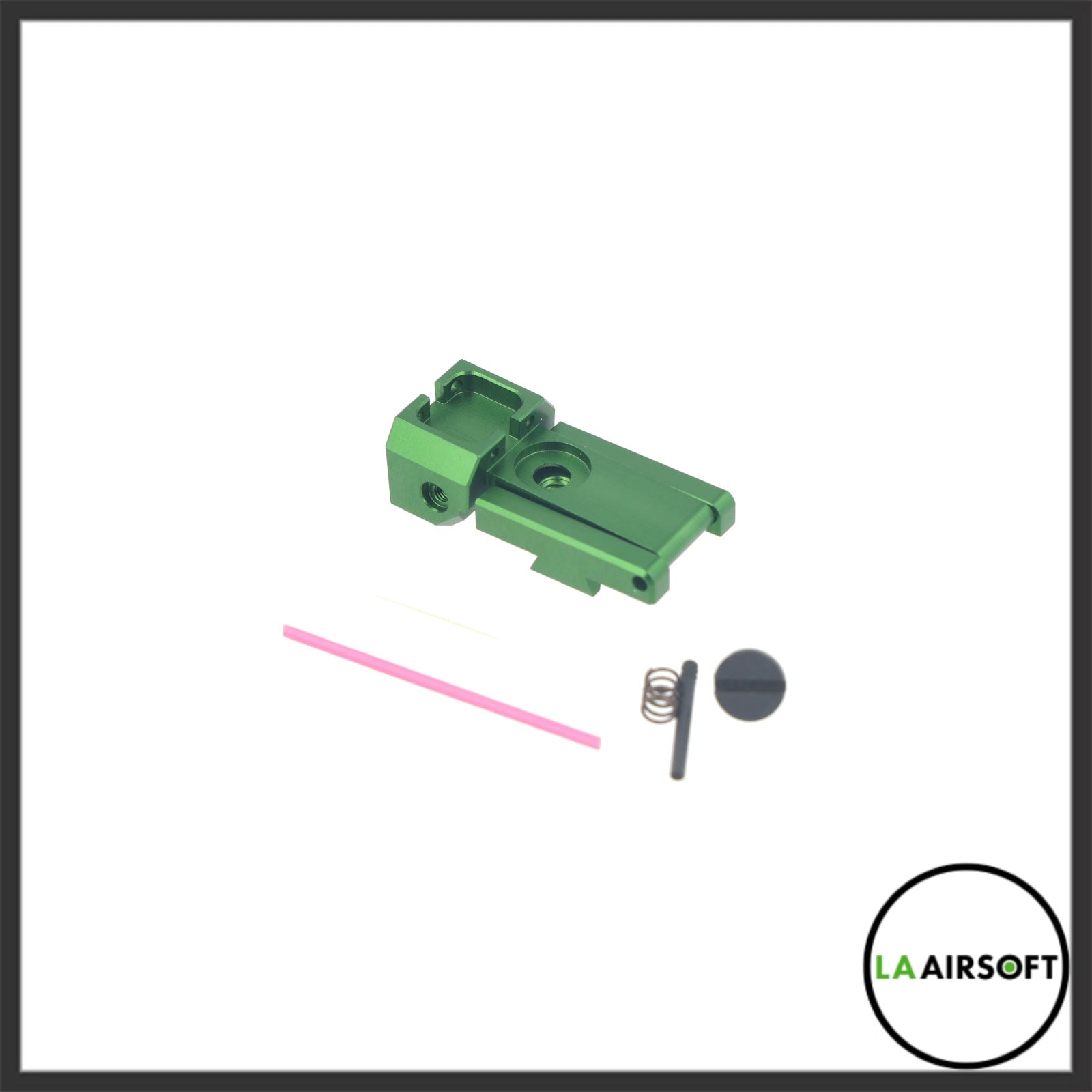 LA Capa Customs Adjustable Fiber Optic Rear Sight for Hi Capa