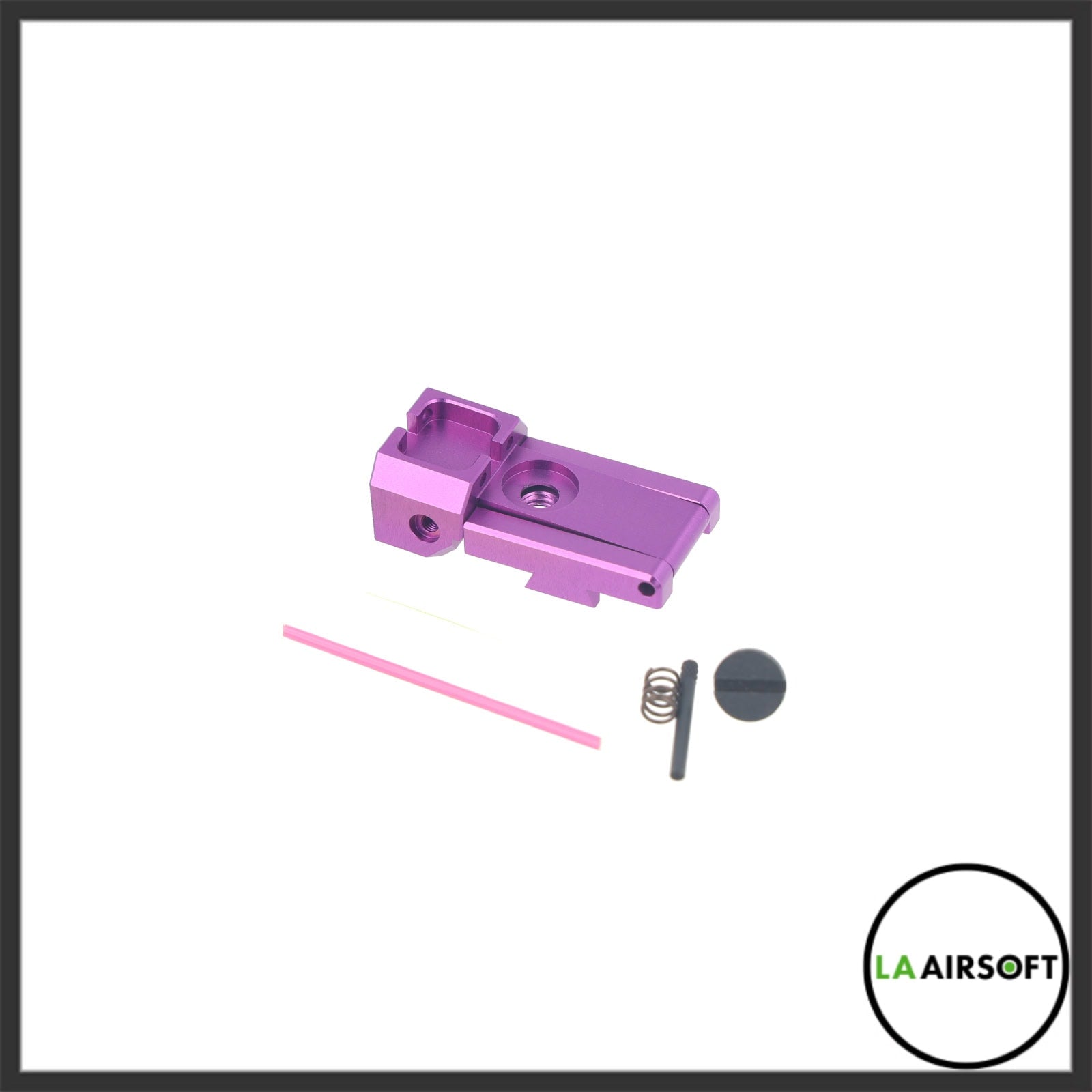 LA Capa Customs Adjustable Fiber Optic Rear Sight for Hi Capa