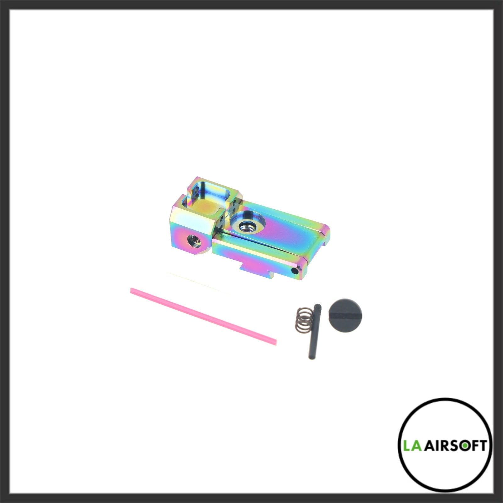 LA Capa Customs Adjustable Fiber Optic Rear Sight for Hi Capa