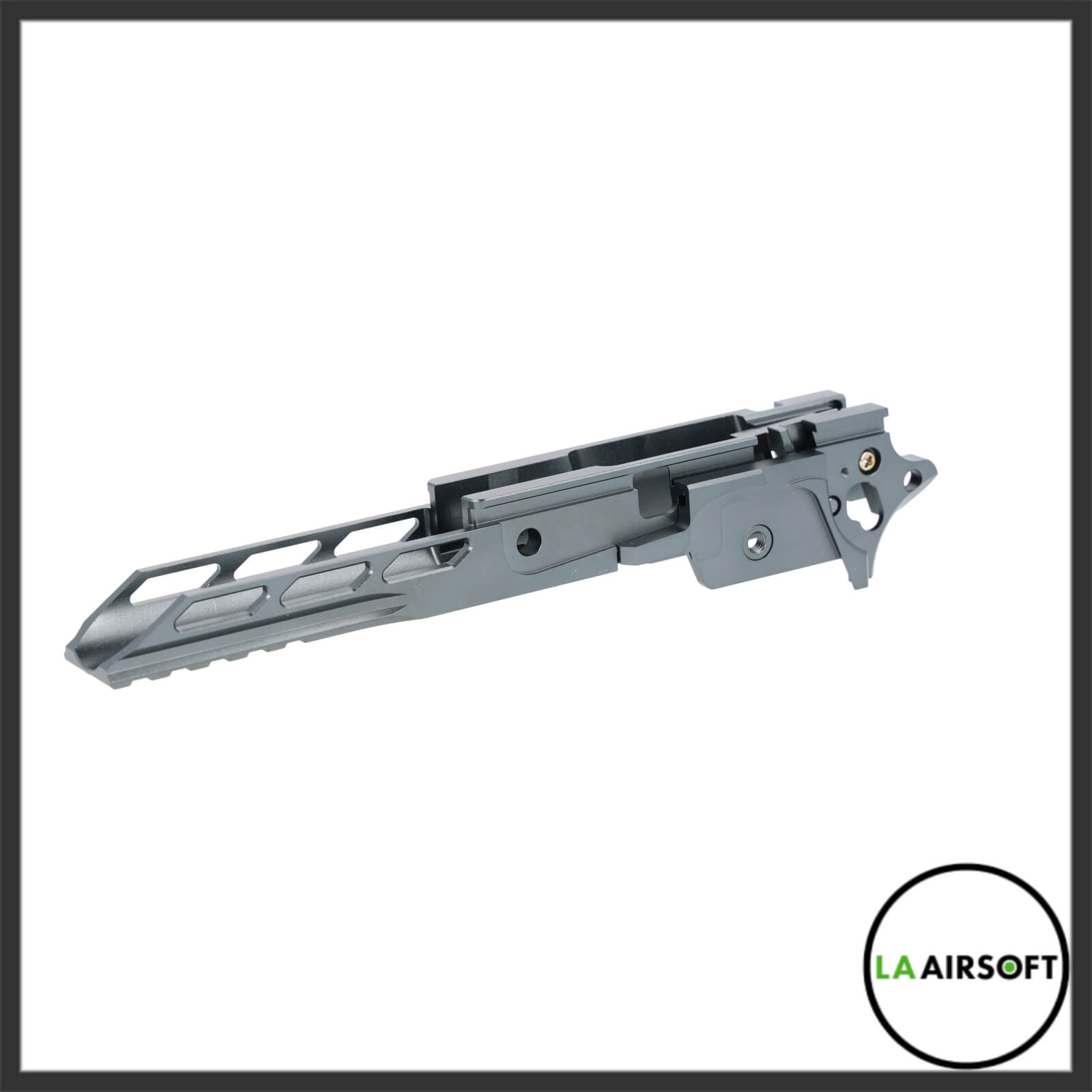 *NEW* LA Capa Customs Aluminum V3 Competition Frame (Cutout Version) GREY 4