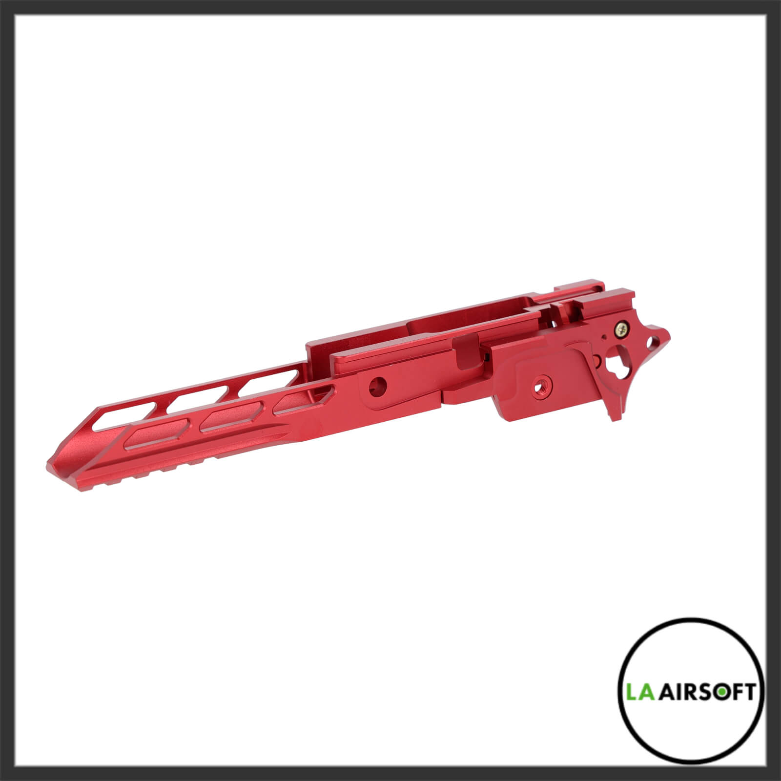 *NEW* LA Capa Customs Aluminum V3 Competition Frame (Cutout Version) RED 1