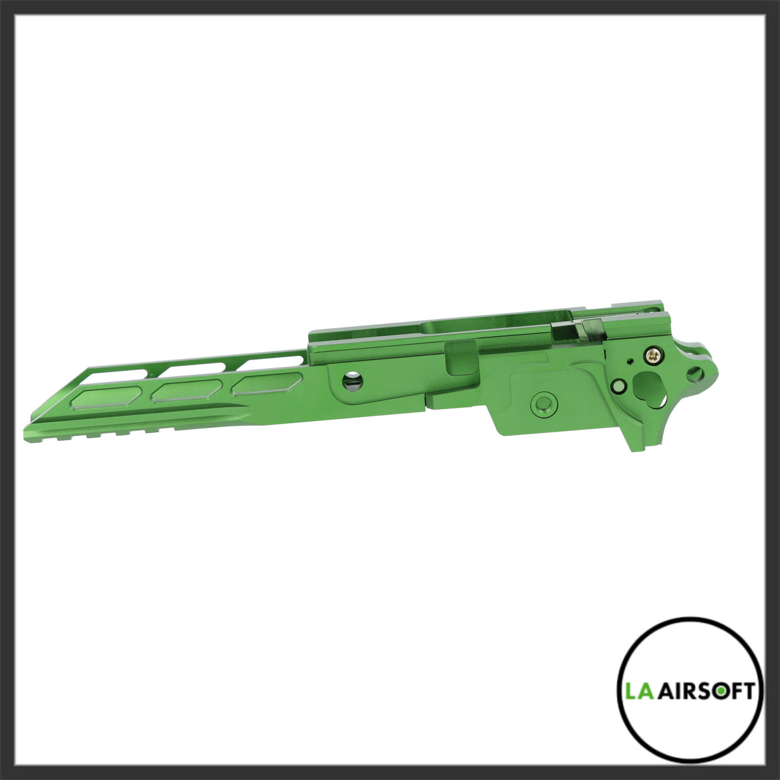 *NEW* LA Capa Customs Aluminum V3 Competition Frame (Cutout Version) GREEN 3