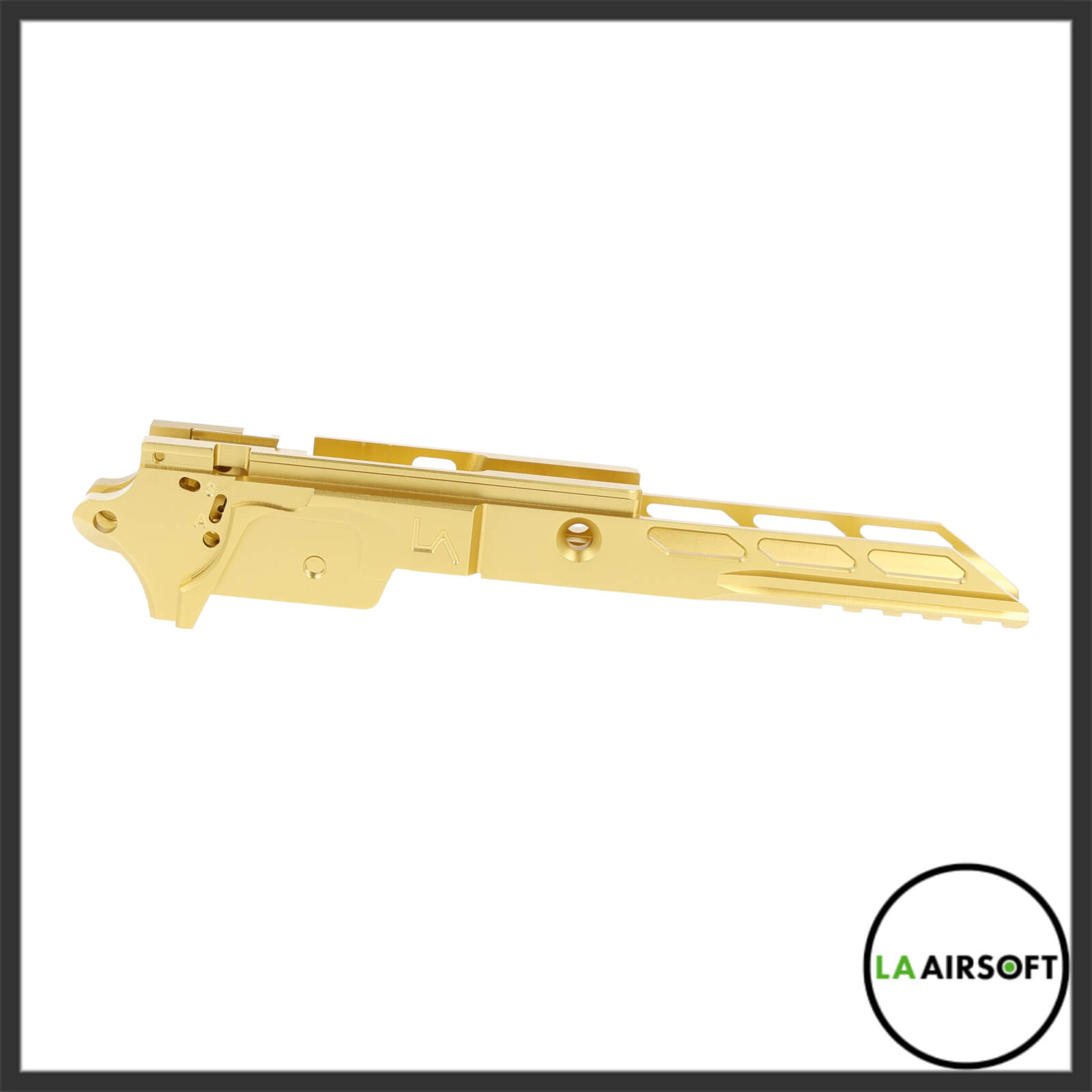 *NEW* LA Capa Customs Aluminum V3 Competition Frame (Cutout Version) GOLD 2