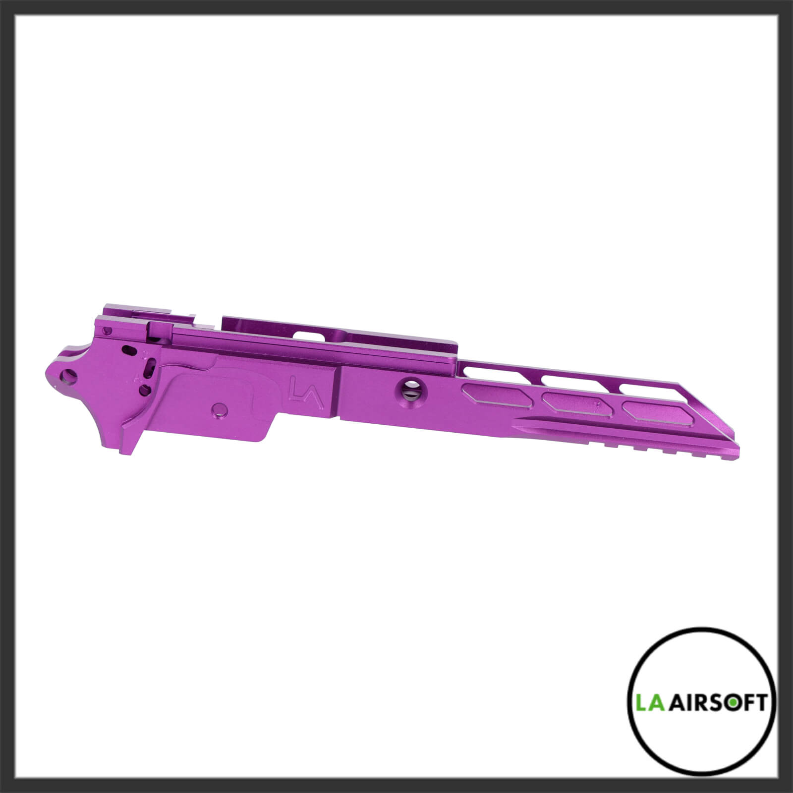 *NEW* LA Capa Customs Aluminum V3 Competition Frame (Cutout Version) PURPLE 3