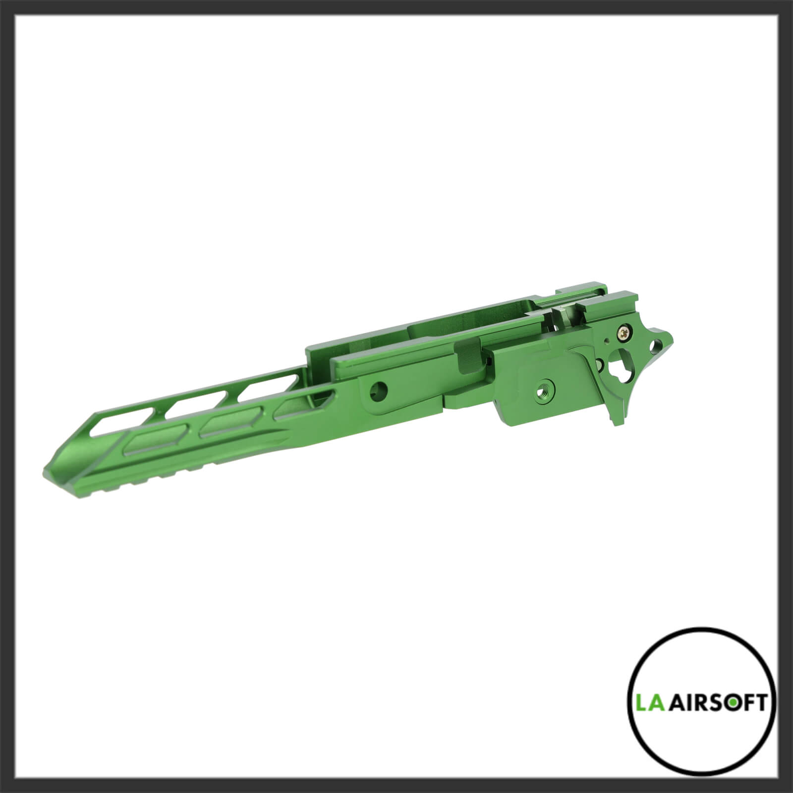 *NEW* LA Capa Customs Aluminum V3 Competition Frame (Cutout Version) GREEN 2