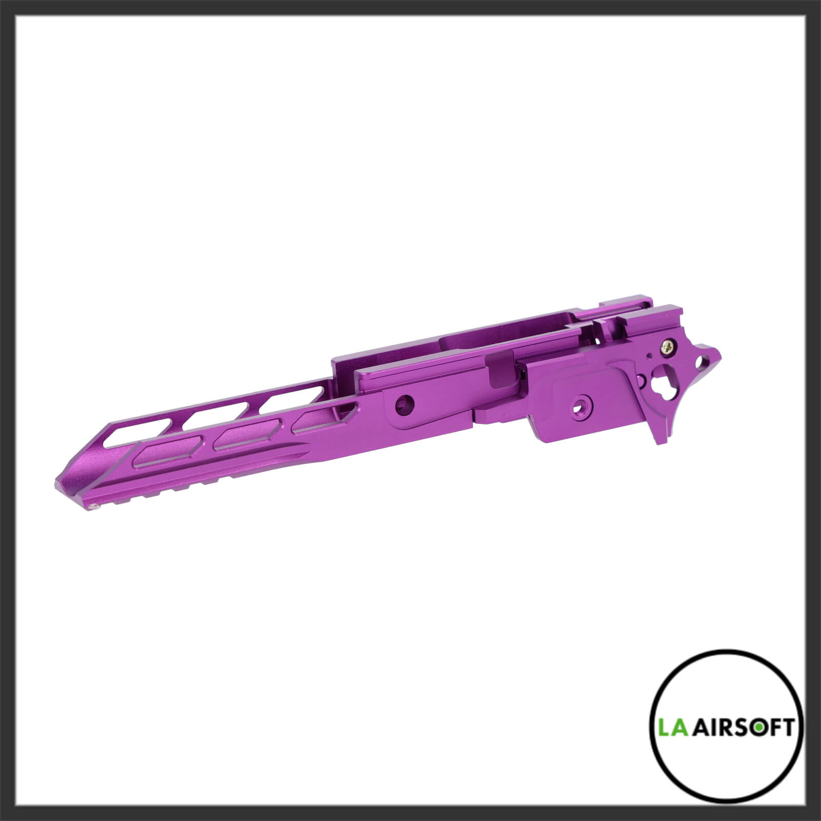*NEW* LA Capa Customs Aluminum V3 Competition Frame (Cutout Version) PURPLE 1