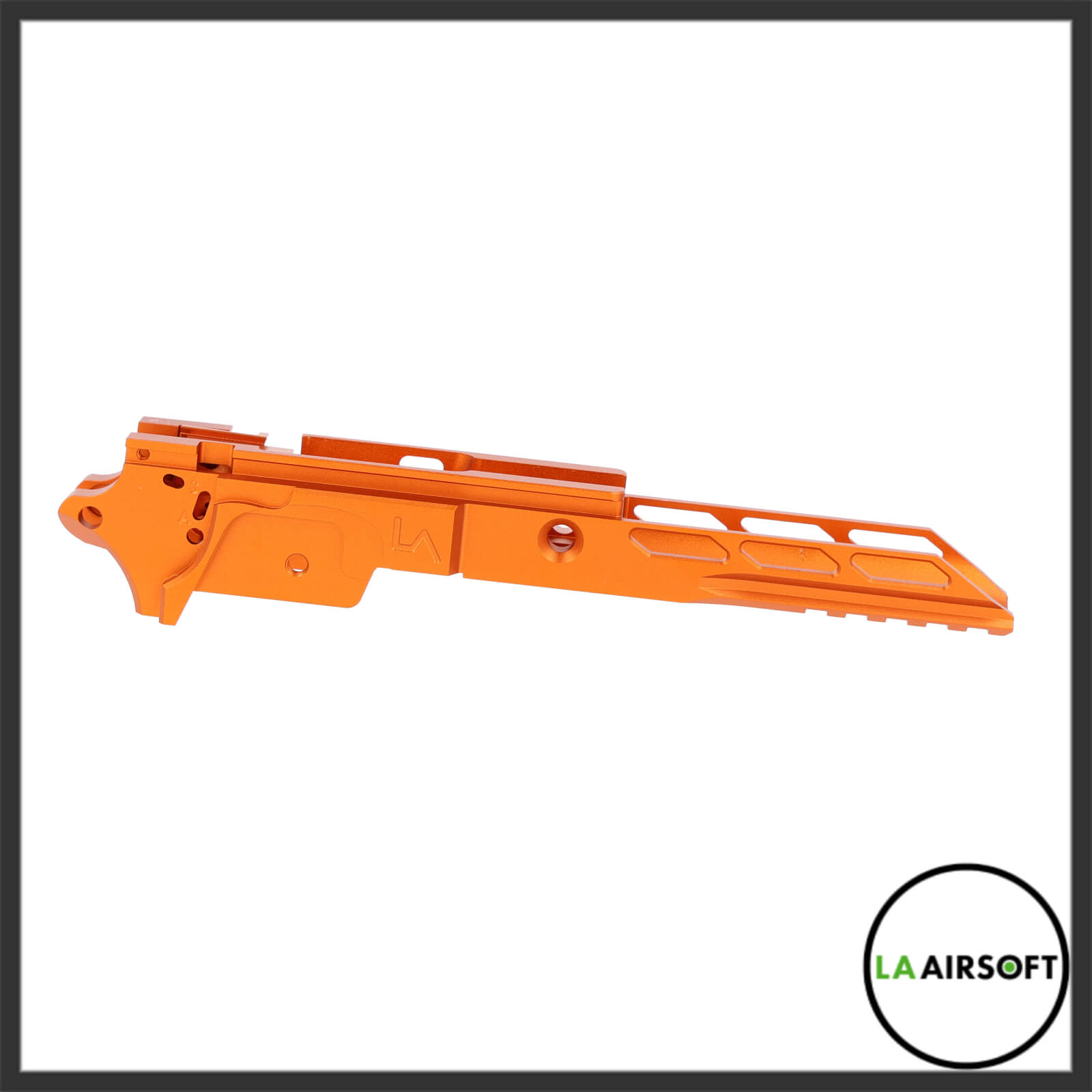 *NEW* LA Capa Customs Aluminum V3 Competition Frame (Cutout Version) ORANGE 4