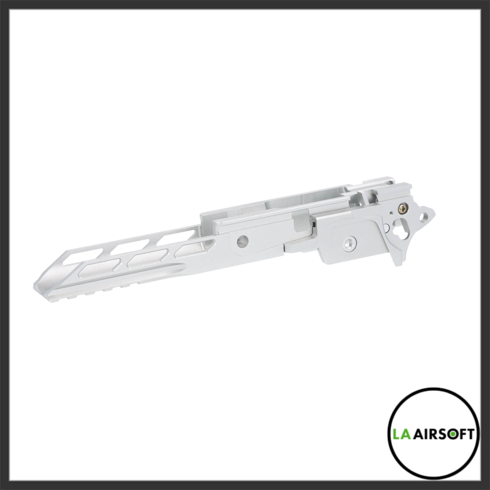 *NEW* LA Capa Customs Aluminum V3 Competition Frame (Cutout Version) SILVER 1