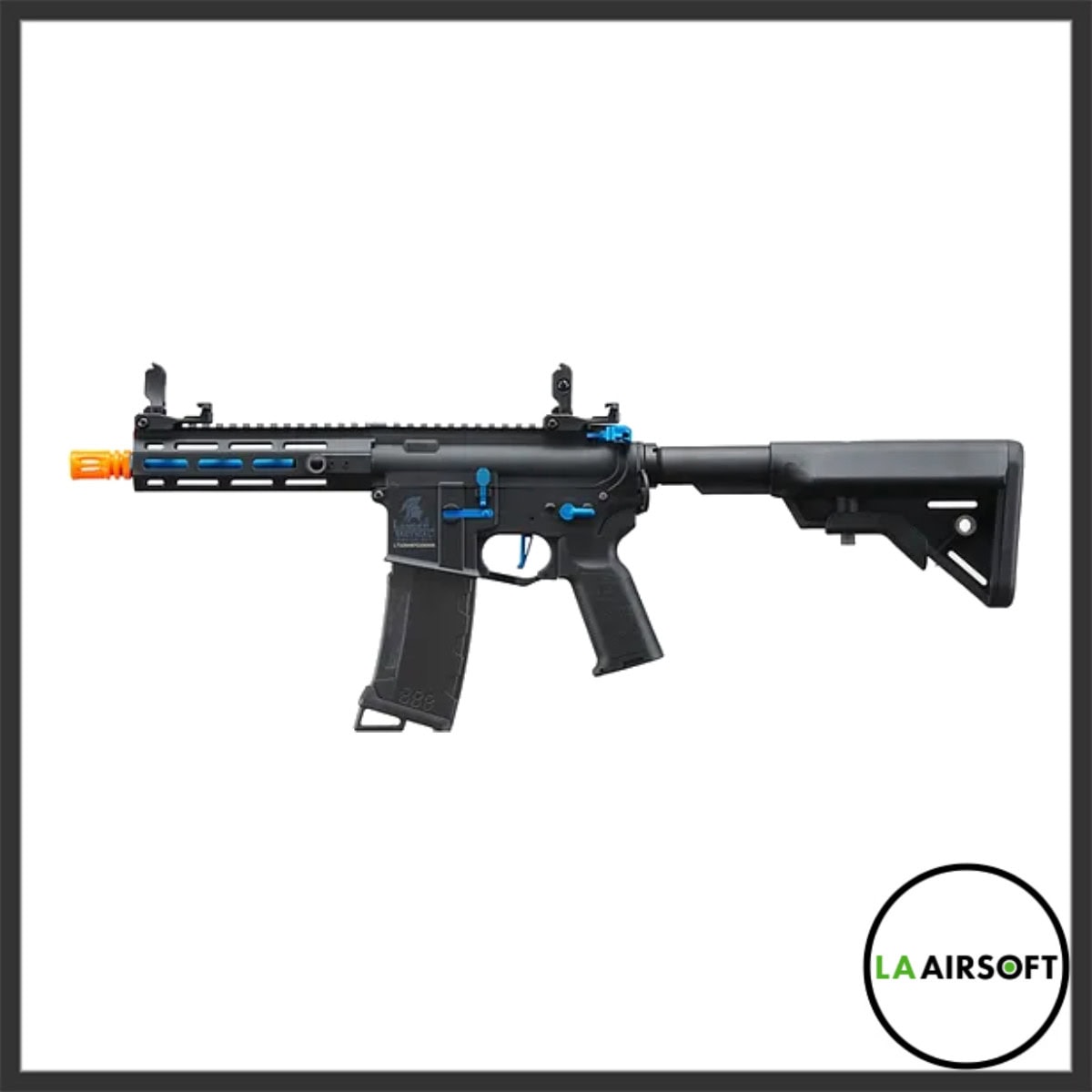 Lancer Tactical Gen 3 Hellion 7" M-LOK Airsoft AEG w/ Crane Stock
