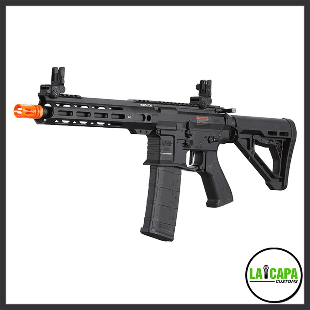 Lancer Tactical Gen 4 Predator 10" CQB AEG w/ Nebula II ETU