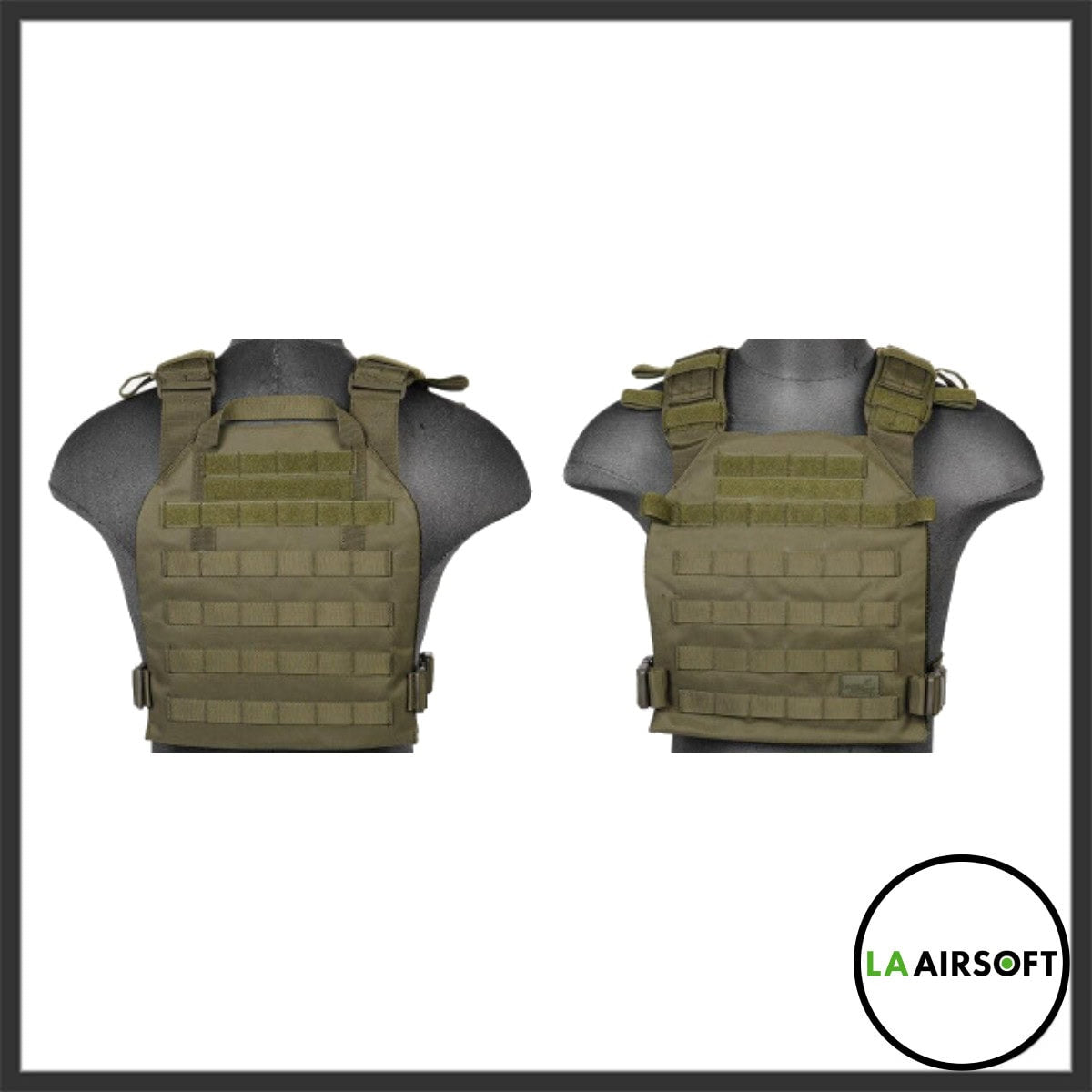 LT Nylon QR Lightweight Tactical Vest OD Green